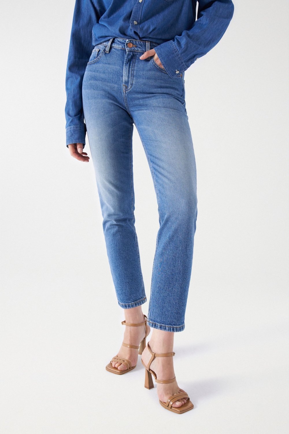 Slim-fit-Jeans »Salsa Jeans Jeans True Cropped Slim«