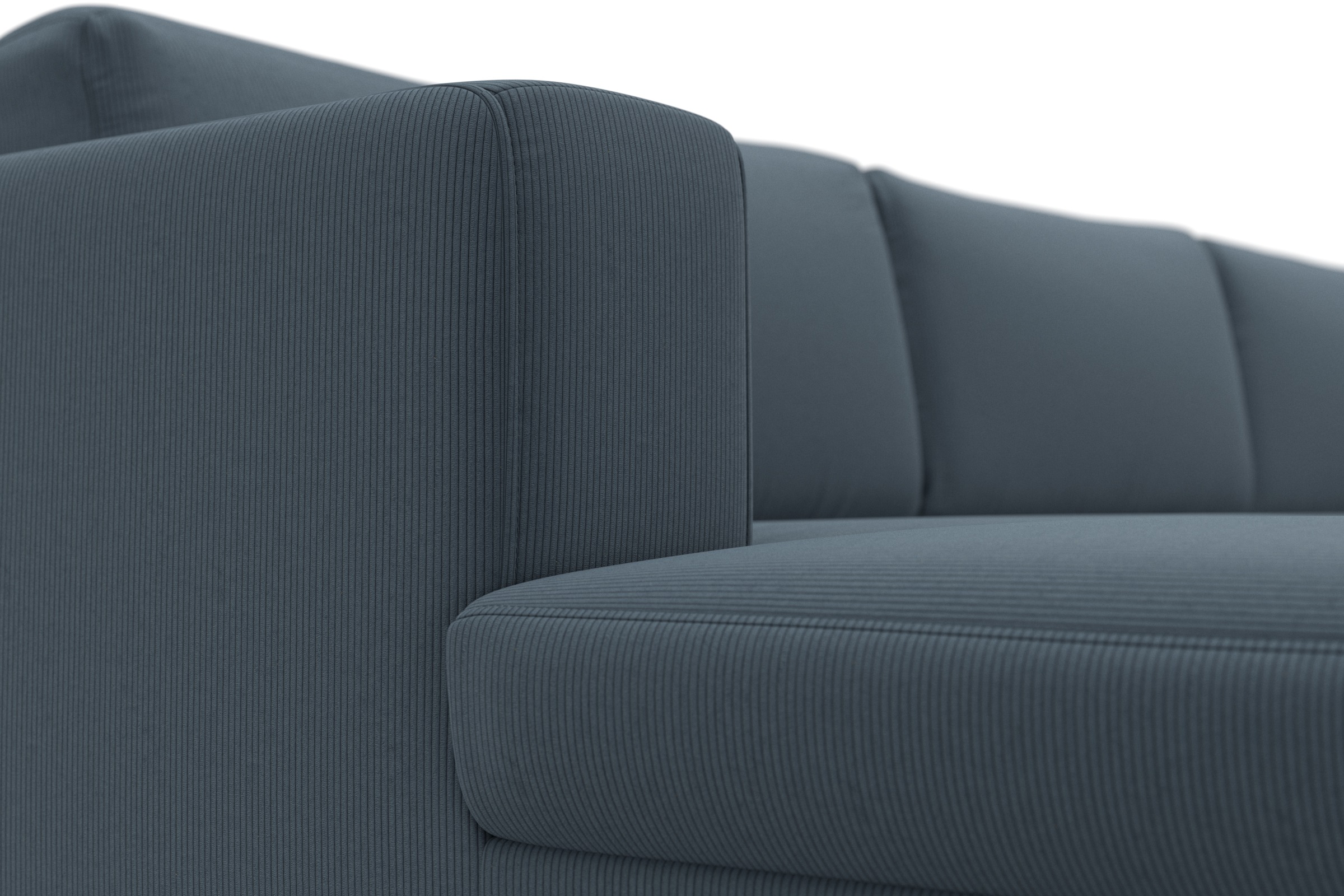 DOMO collection Wohnlandschaft »Modica U-Form«, XXL, in moderner Optik mit, 2 grosszügigen Recamieren, auch in Cord