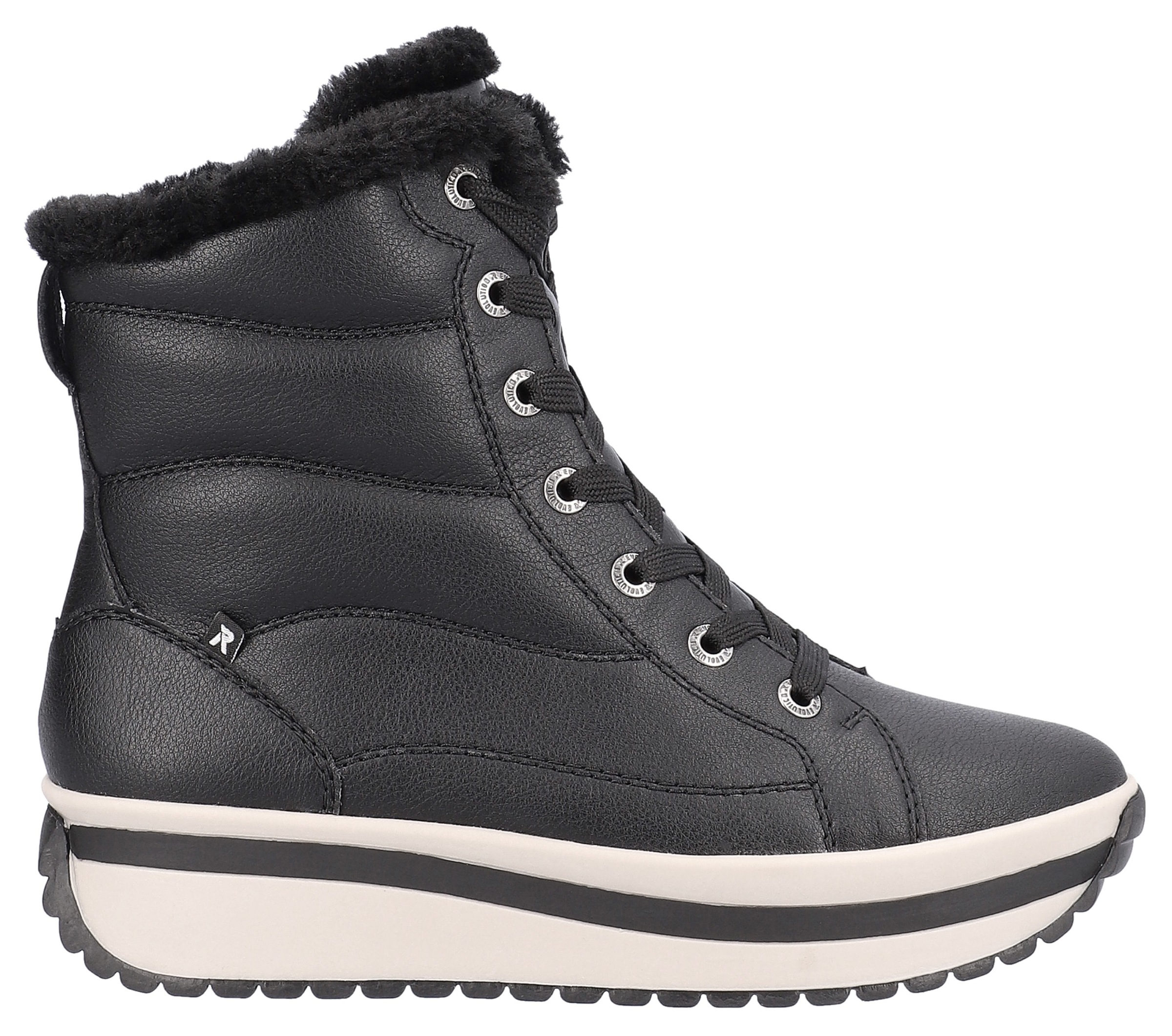 Rieker EVOLUTION Winterboots, Schnürboots, Stiefelette mit praktischem Innenreissverschluss