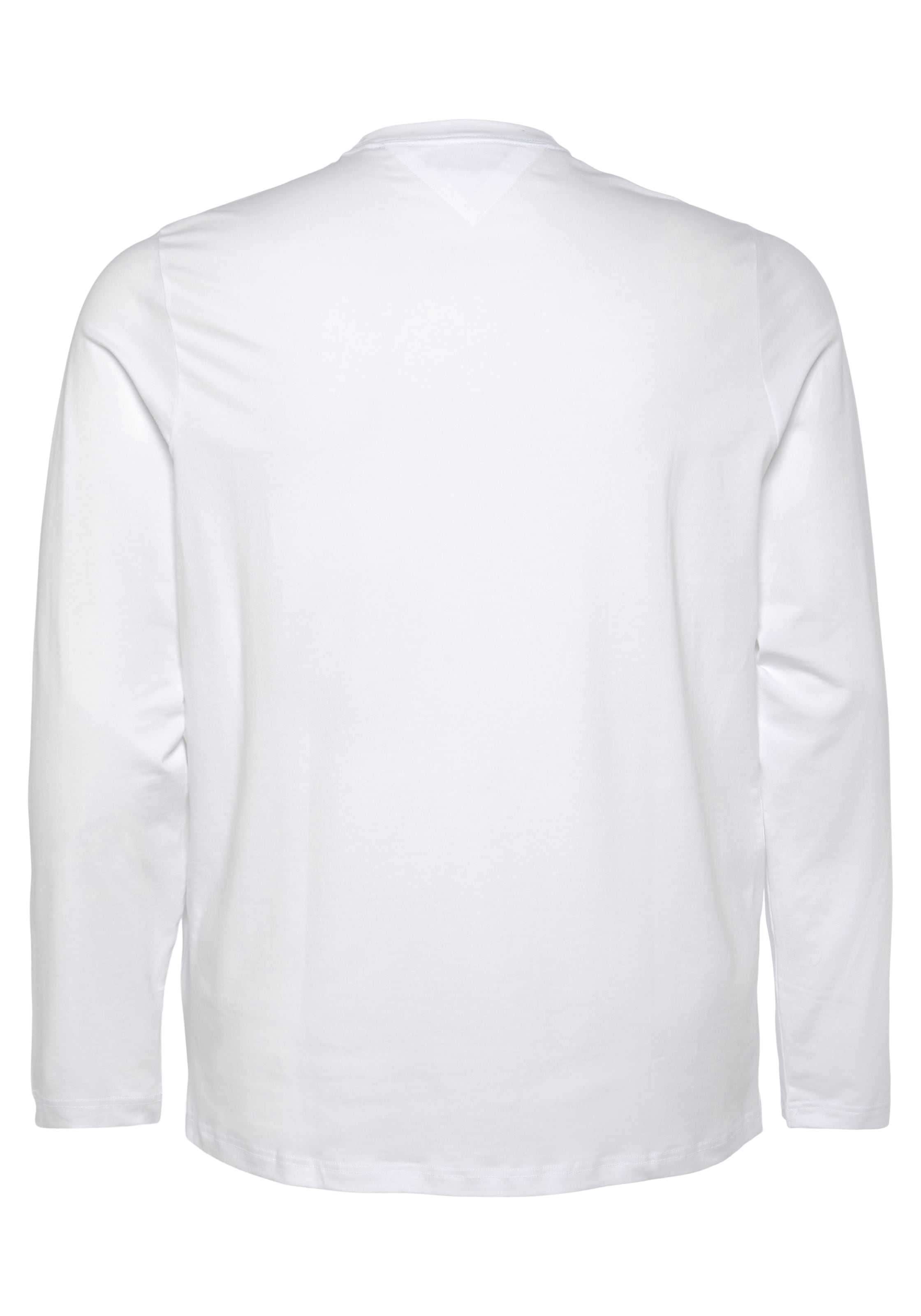 Tommy Hilfiger Big & Tall Longsleeve »BT-STRETCH SLIM FIT TEE-B mit Rundhals und Logo«, unifarben, casual, slim fit, Baumwollmix, Rundhals, grosse Grössen