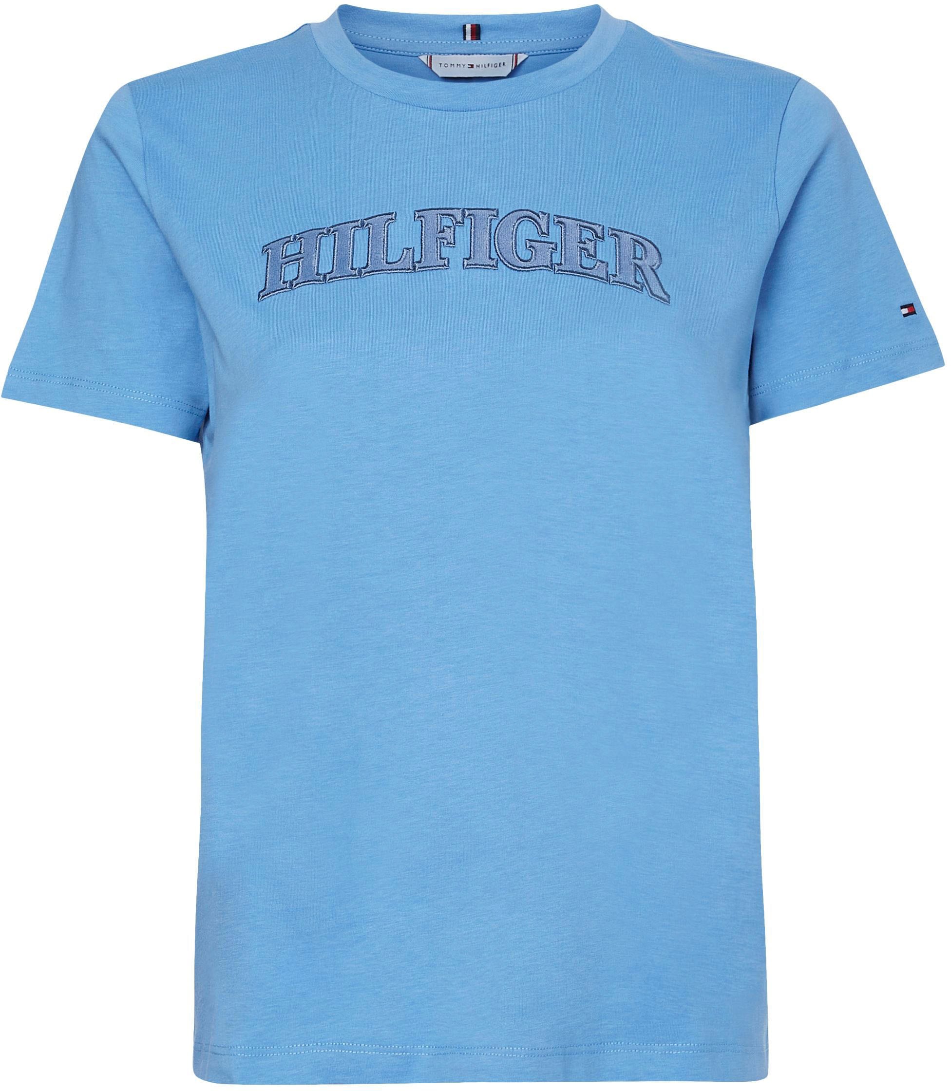 Tommy Hilfiger T-Shirt »REG Hilfiger SS«, | HILFIGER online bestellen mit C-NK Markenlabel Jelmoli-Versand TONAL Tommy