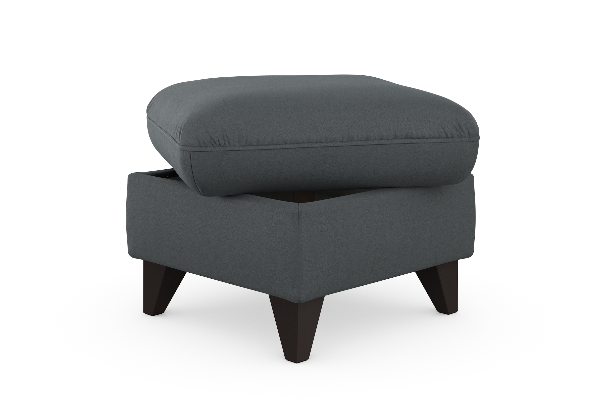 sit&more Stauraumhocker »Mellum«, mit Stauraum und wengefarbenen Holzfüssen