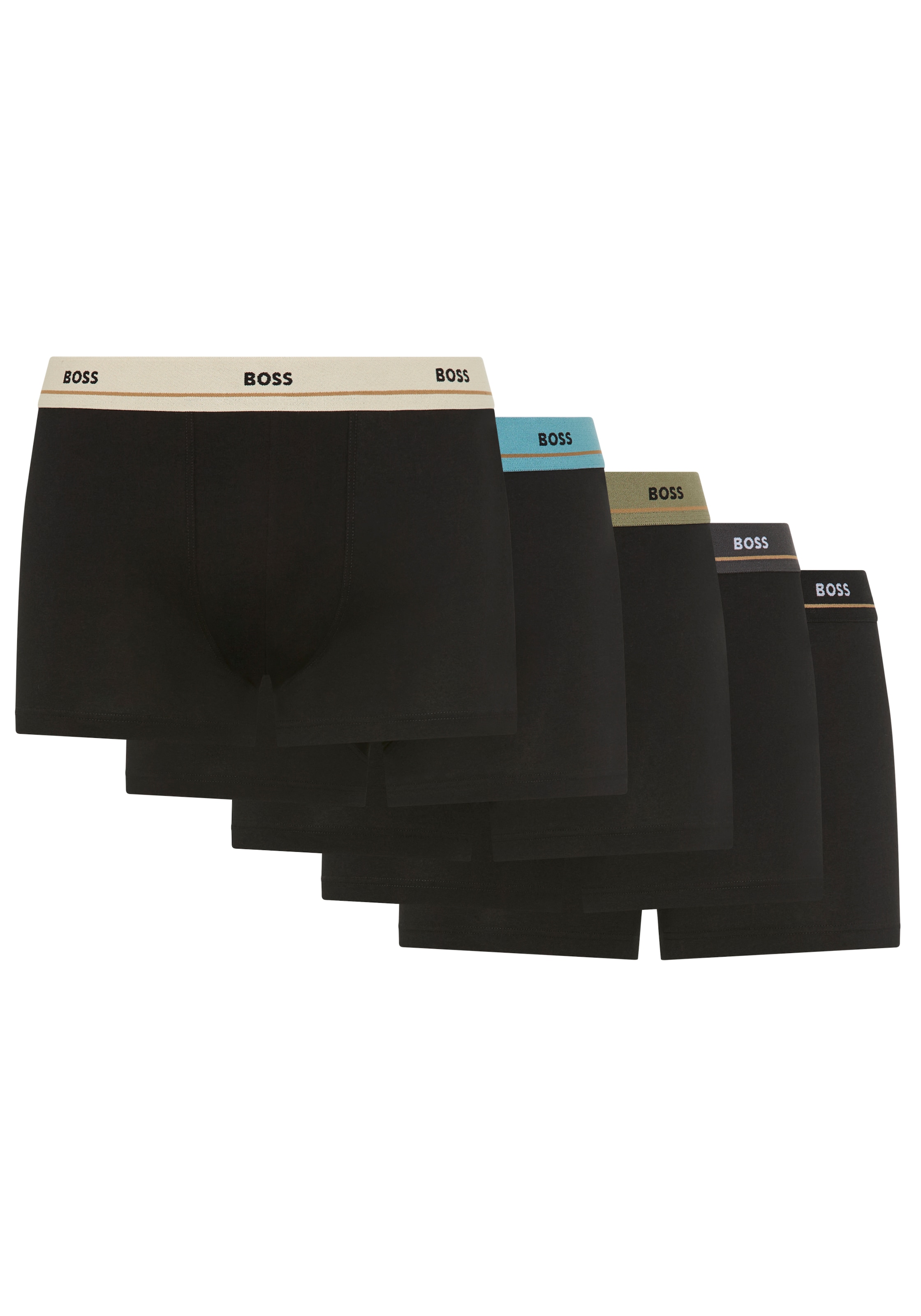 BOSS Trunk »Trunk 5P Essential« Packung, 5er, 5 Stk. mit elastischem Bund