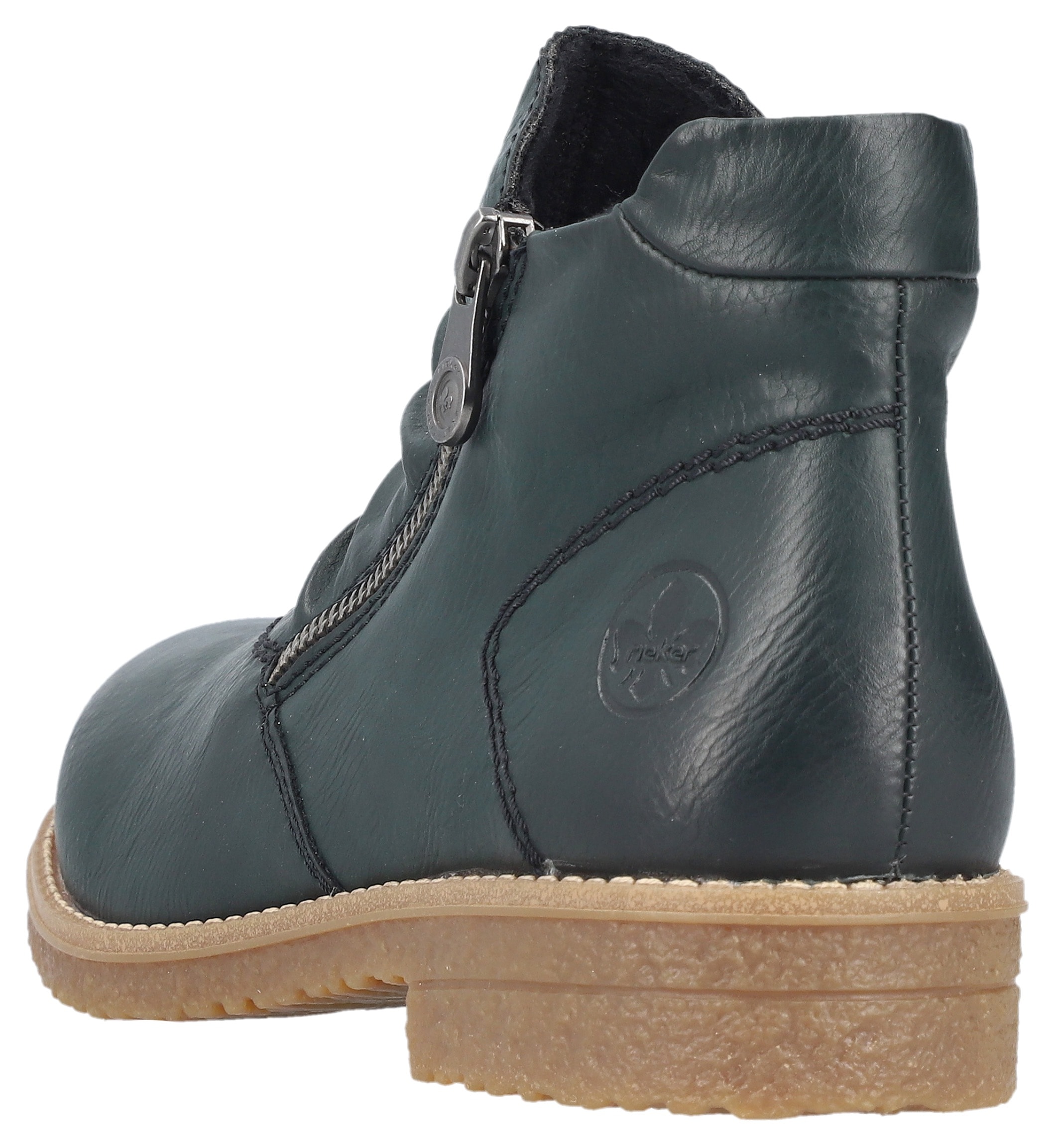 Rieker Stiefelette, Schlupfboots, Ankleboots mit beidseitigem Reissverschluss
