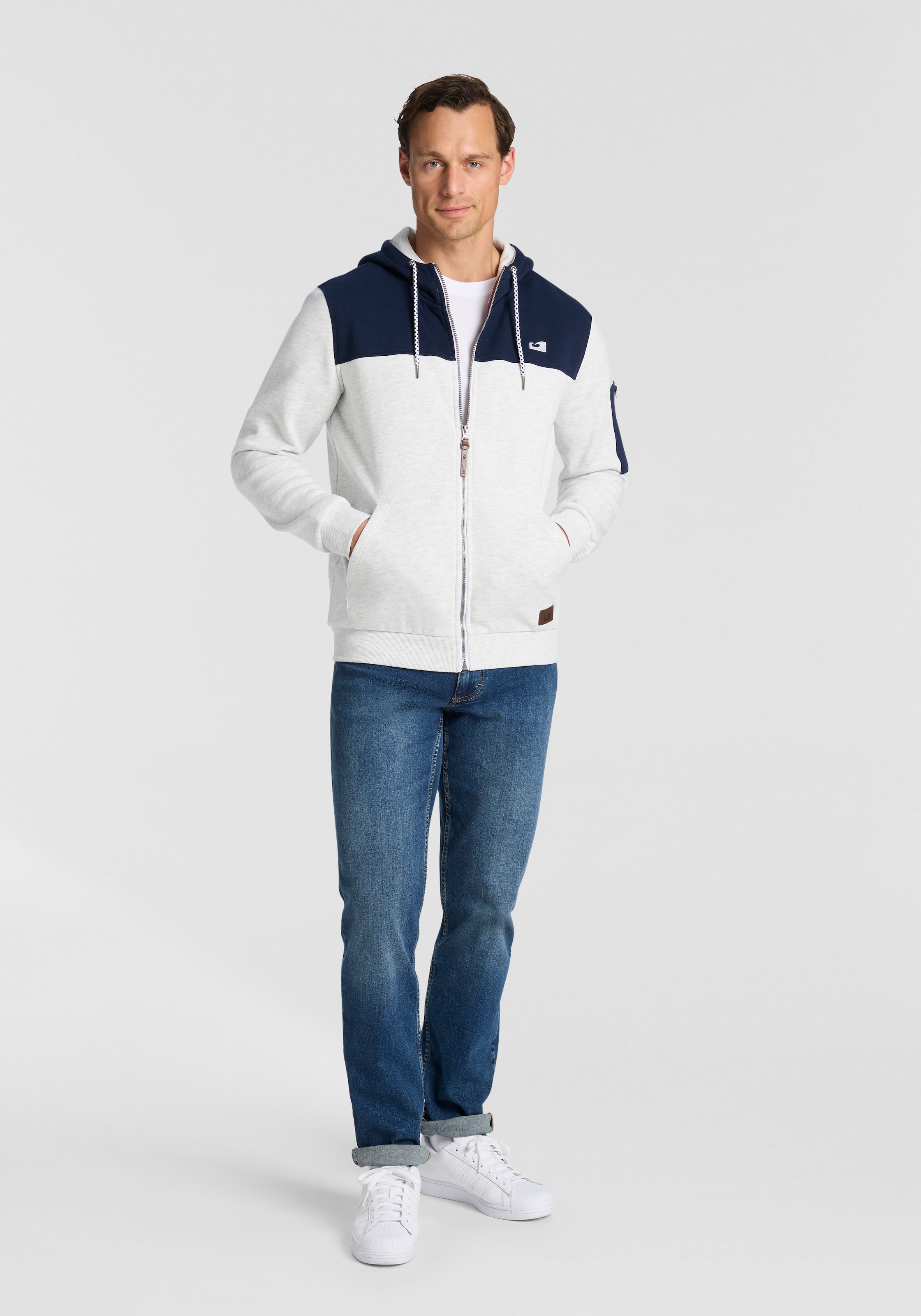 Ocean Sportswear Sweatjacke, Innen weich angeraut