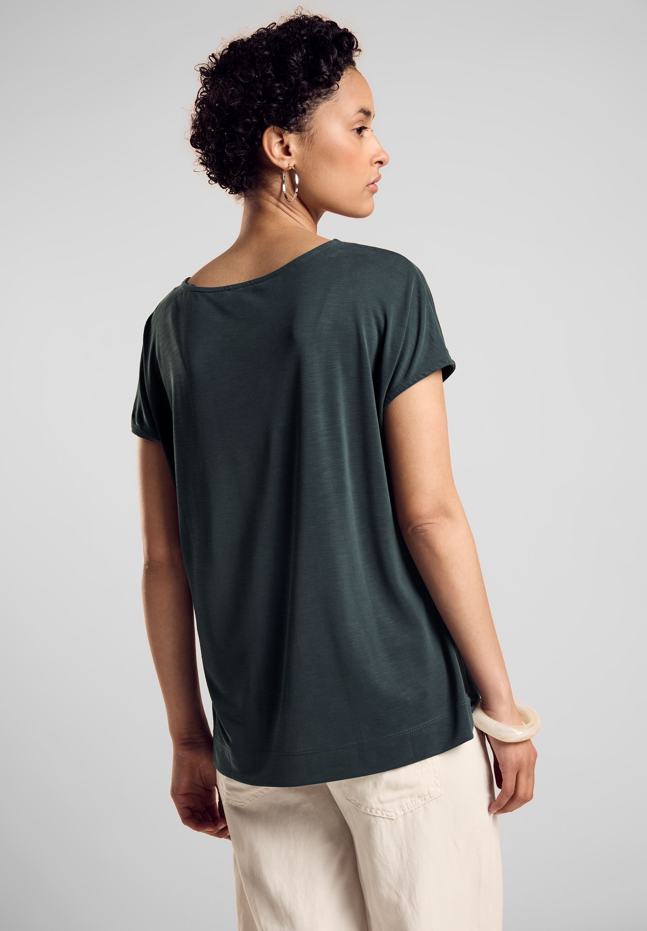 STREET ONE Shirttop, mit Schriftzug