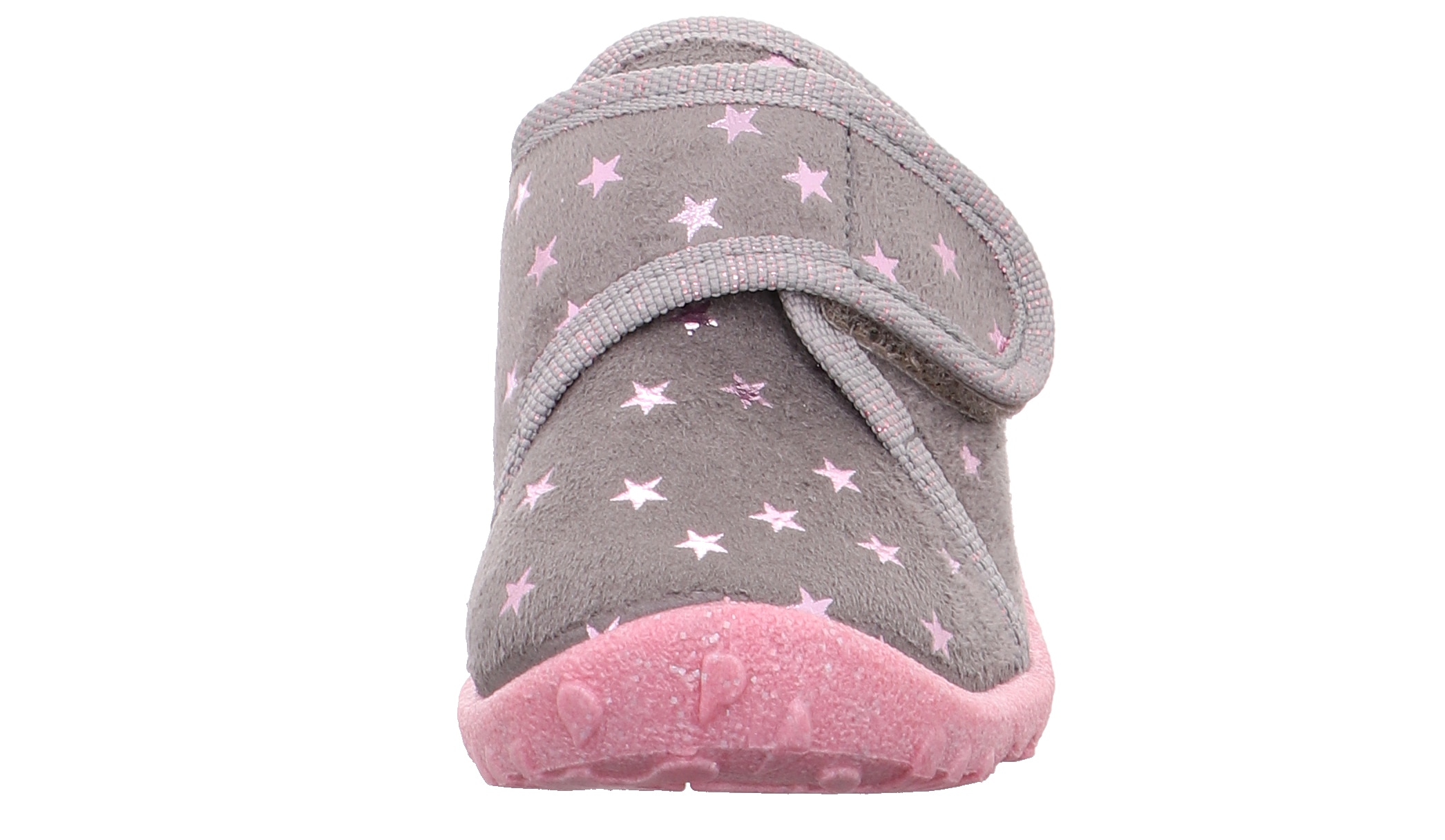 Superfit Hausschuh »SPOTTY WMS: Mittel«, Klettschuh, Kindergarten Schuh mit Motiv, Grössenschablone zum Download