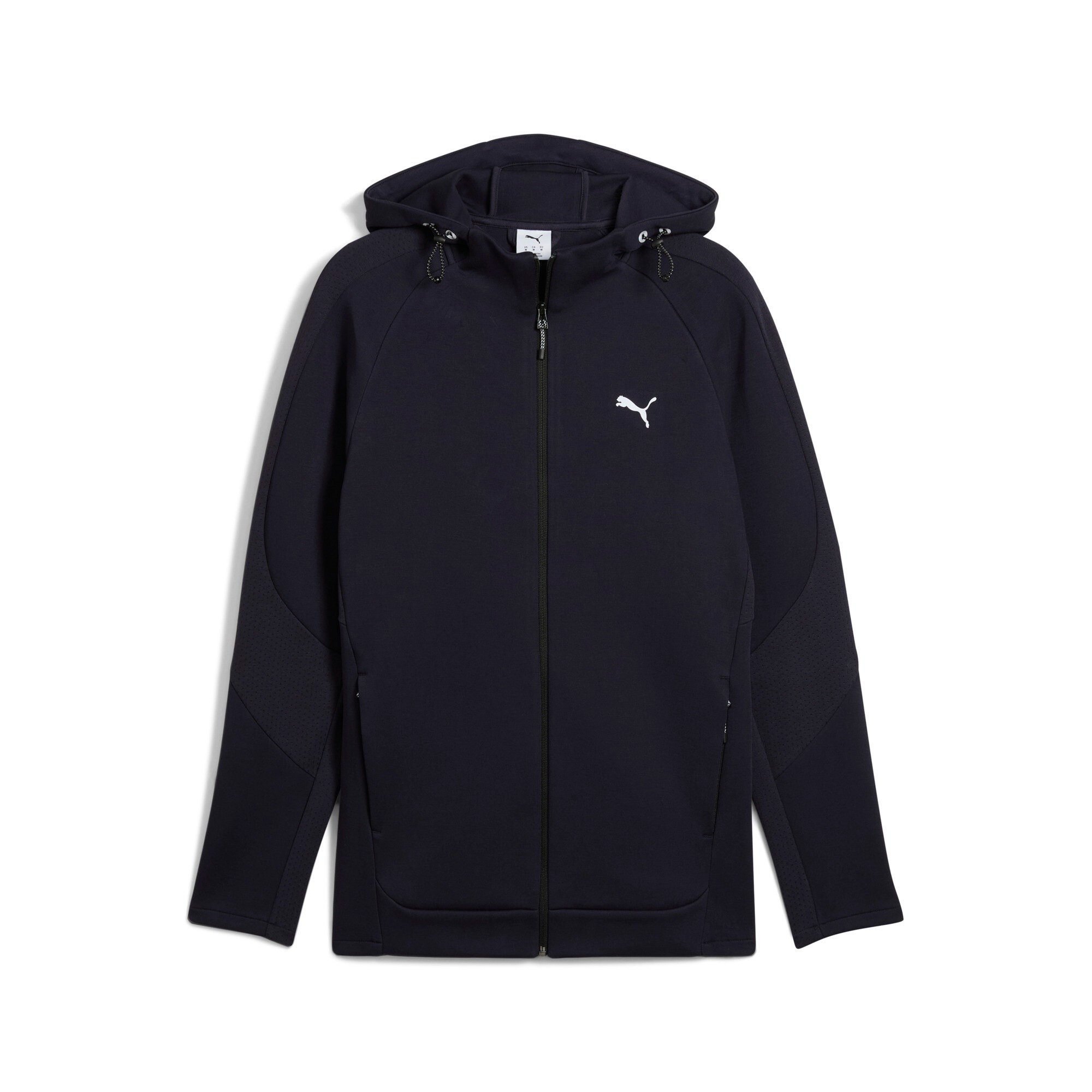 PUMA Kapuzensweatshirt »EVOSTRIPE FULL-ZIP HOODIE DK«, mit Kapuze, sportlicher Stil, mit Reissverschluss
