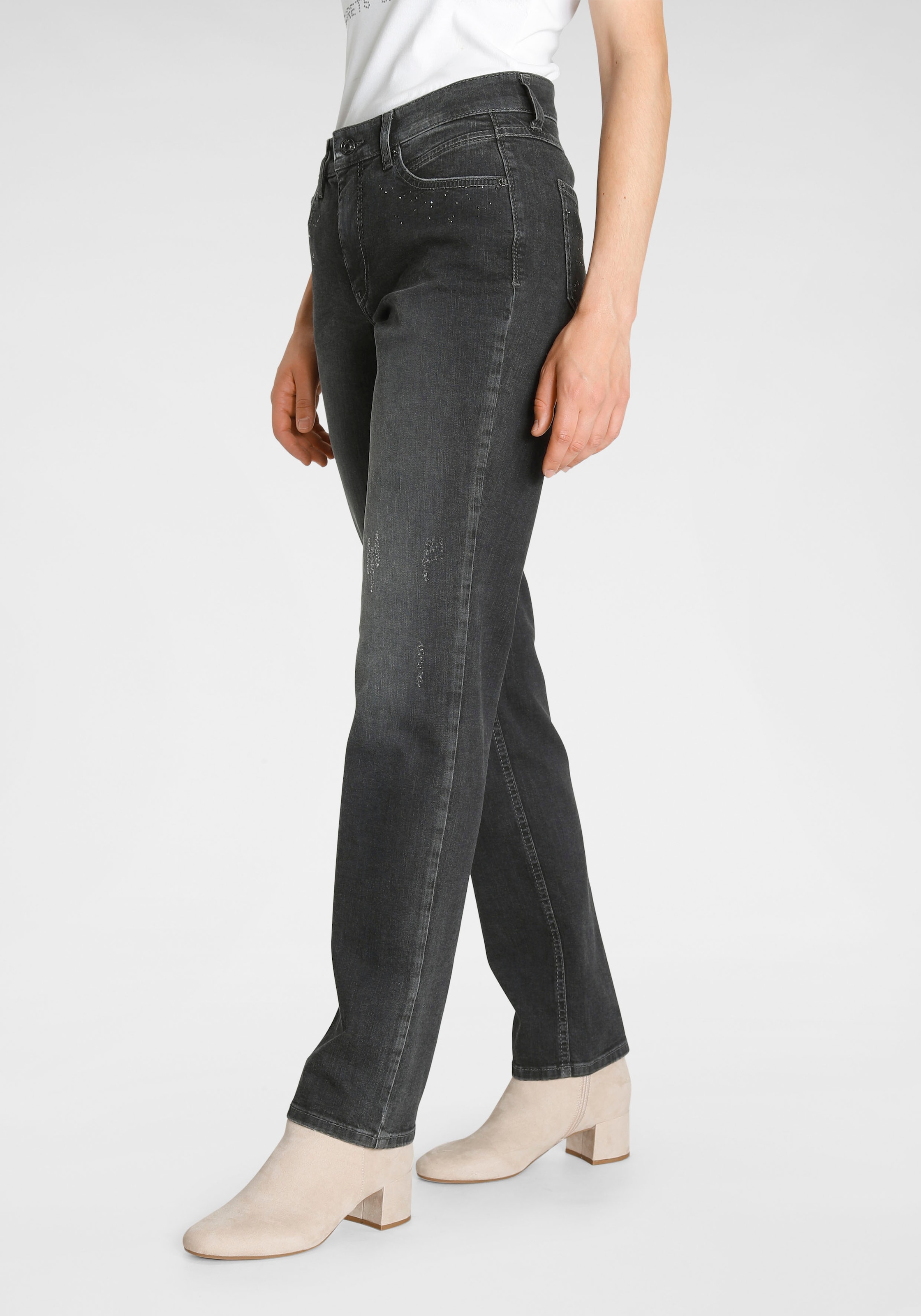 MAC Stretch-Jeans »Melanie«, bei Schweiz geschnitten online shoppen Gerade Jelmoli-Versand