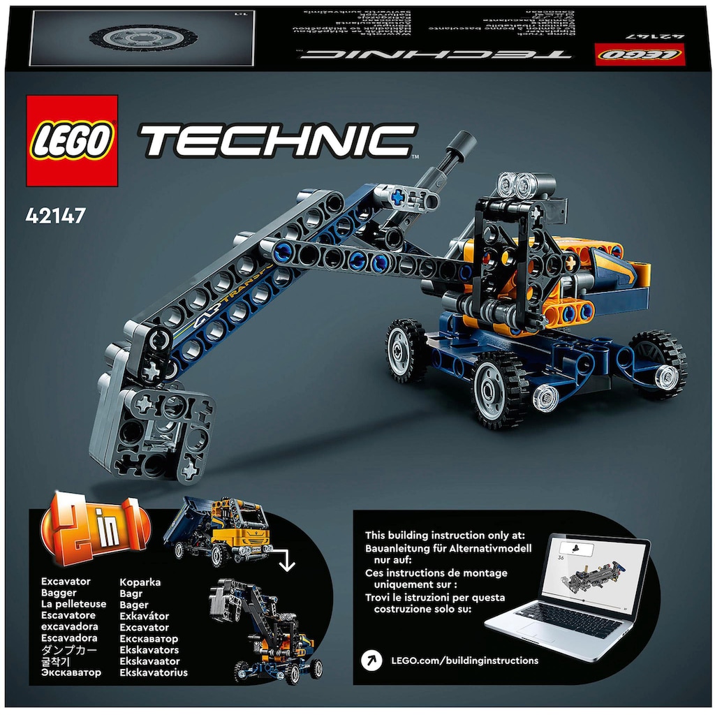 LEGO® Konstruktionsspielsteine »Kipplaster (42147), LEGO® Technic«, (177 St.)