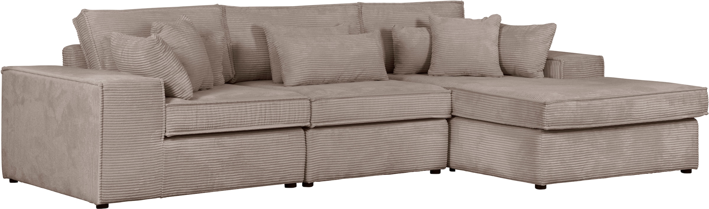 RAUM.ID Ecksofa »Florid L-Form«, 3 Teile, bestehend aus Modulen, viele Bezugsqualitäten, auch in Cord