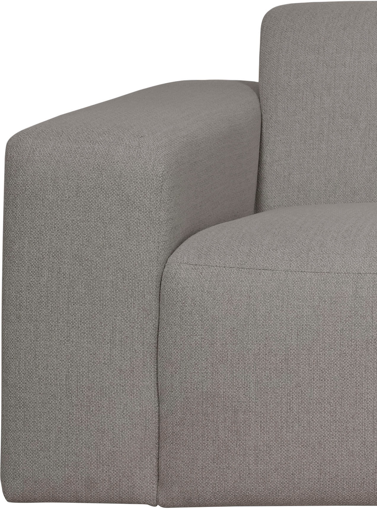 INOSIGN 3-Sitzer »Koa, 228 cm, Modulsofa in Webstoff, Cord«, Designsofa, weicher Lounge-Sitzkomfort, Welleunterfederung, bodentief