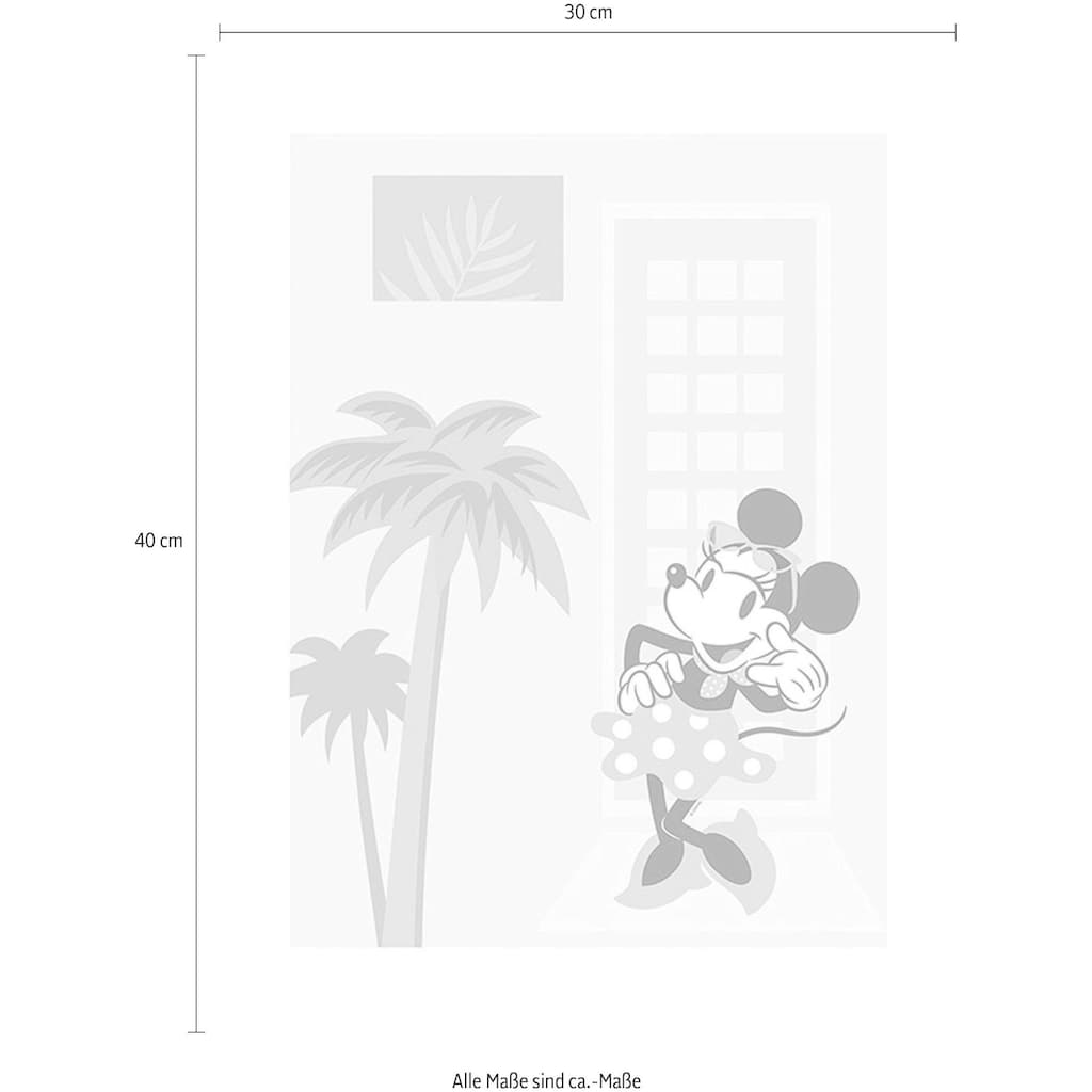 Komar Poster »Minnie Mouse Palms«, Disney, (1 St.)