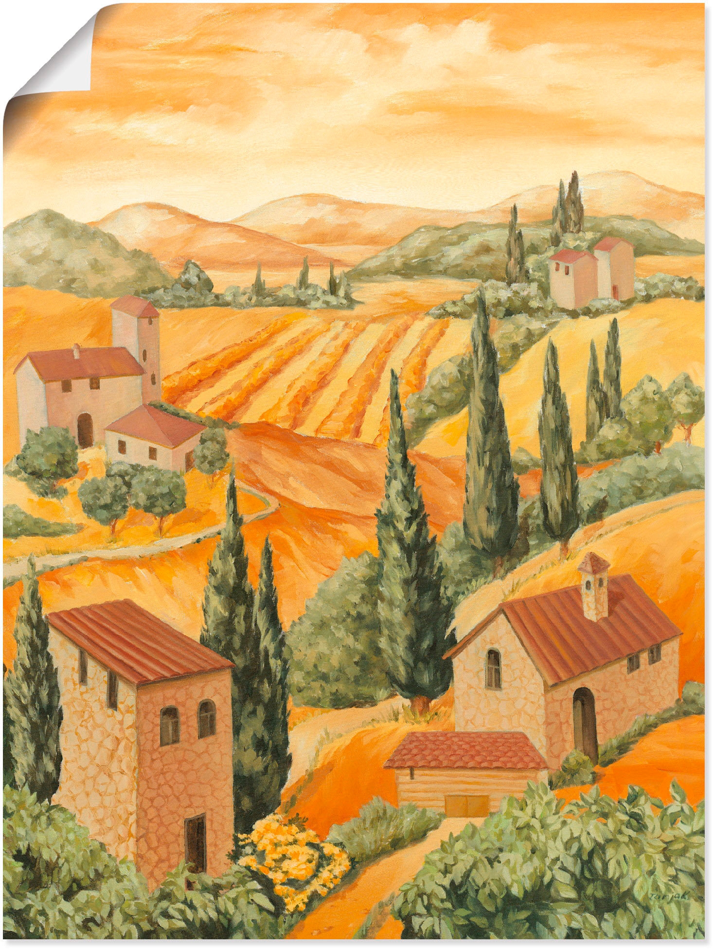 Artland Wandbild »Italien Toscana«, Europa, (1 St.), als Alubild,  Leinwandbild, Wandaufkleber oder Poster in versch. Grössen online shoppen |  Jelmoli-Versand