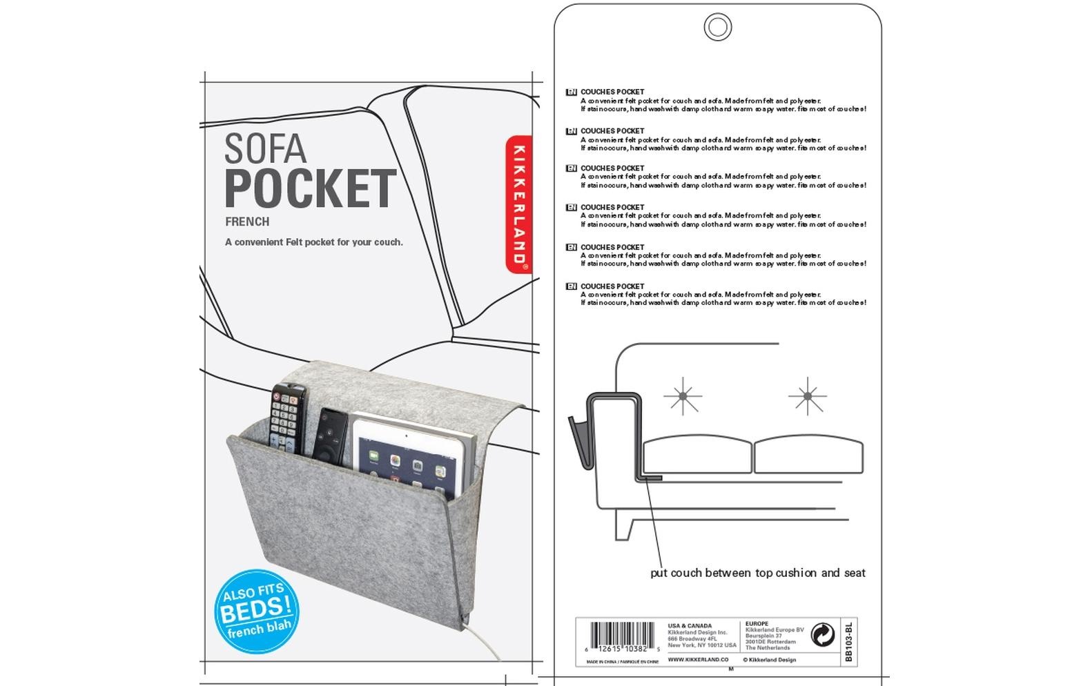 Aufbewahrungsbox »Kikkerland für das Sofa aus Filz«
