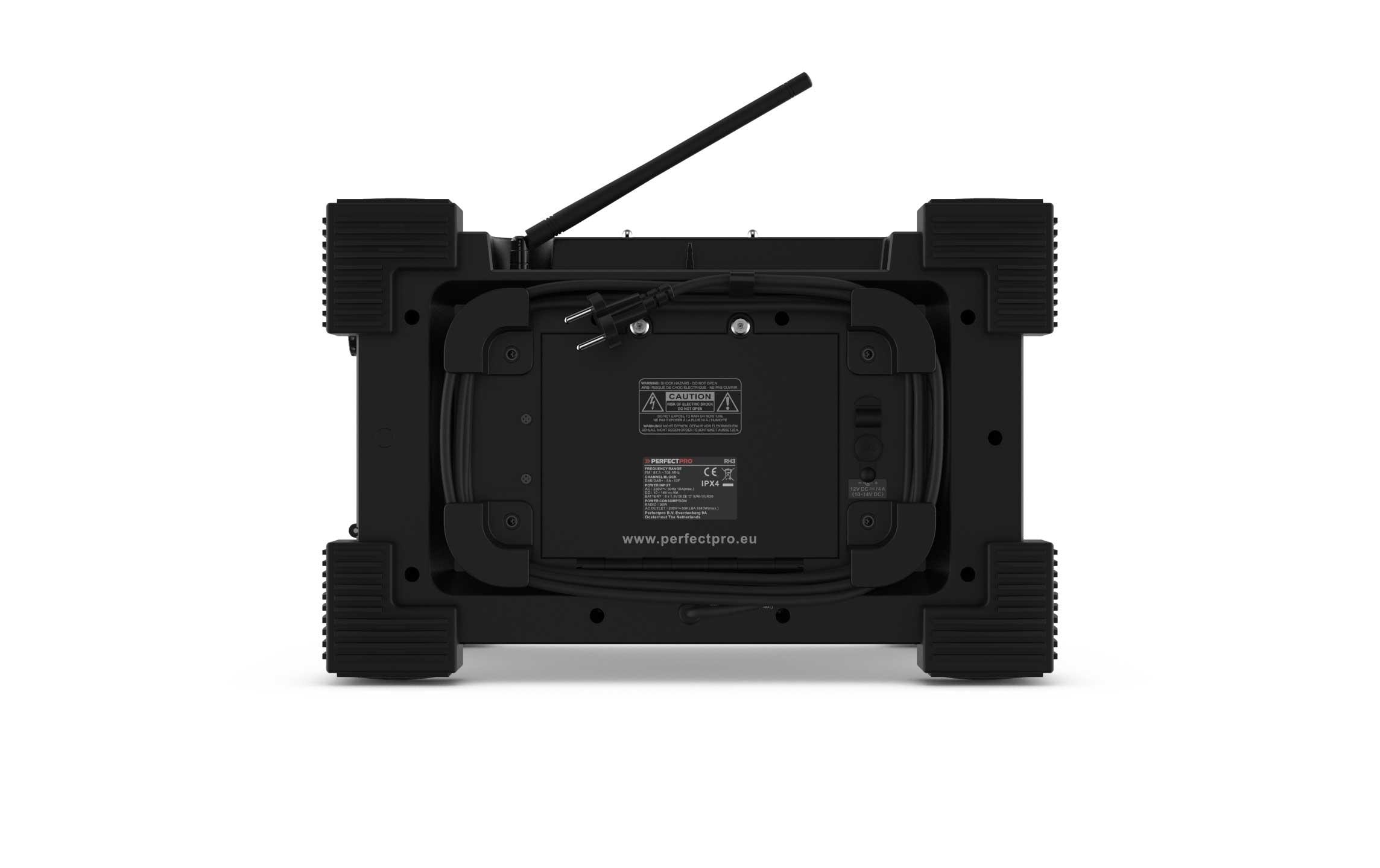 PerfectPro Digitalradio (DAB+) »ROCKHART«, Display, Equalizer, Senderspeicher