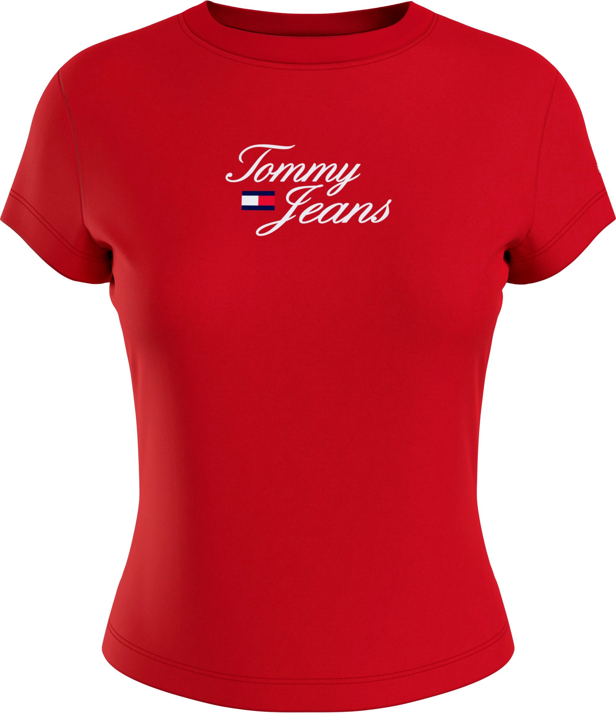 Tommy Jeans T-Shirt »TJW bei trendiges 1 ESSENTIAL online SS«, und Logodruck stylisches Damen-T-Shirt shoppen BBY LOGO Jelmoli-Versand Schweiz mit