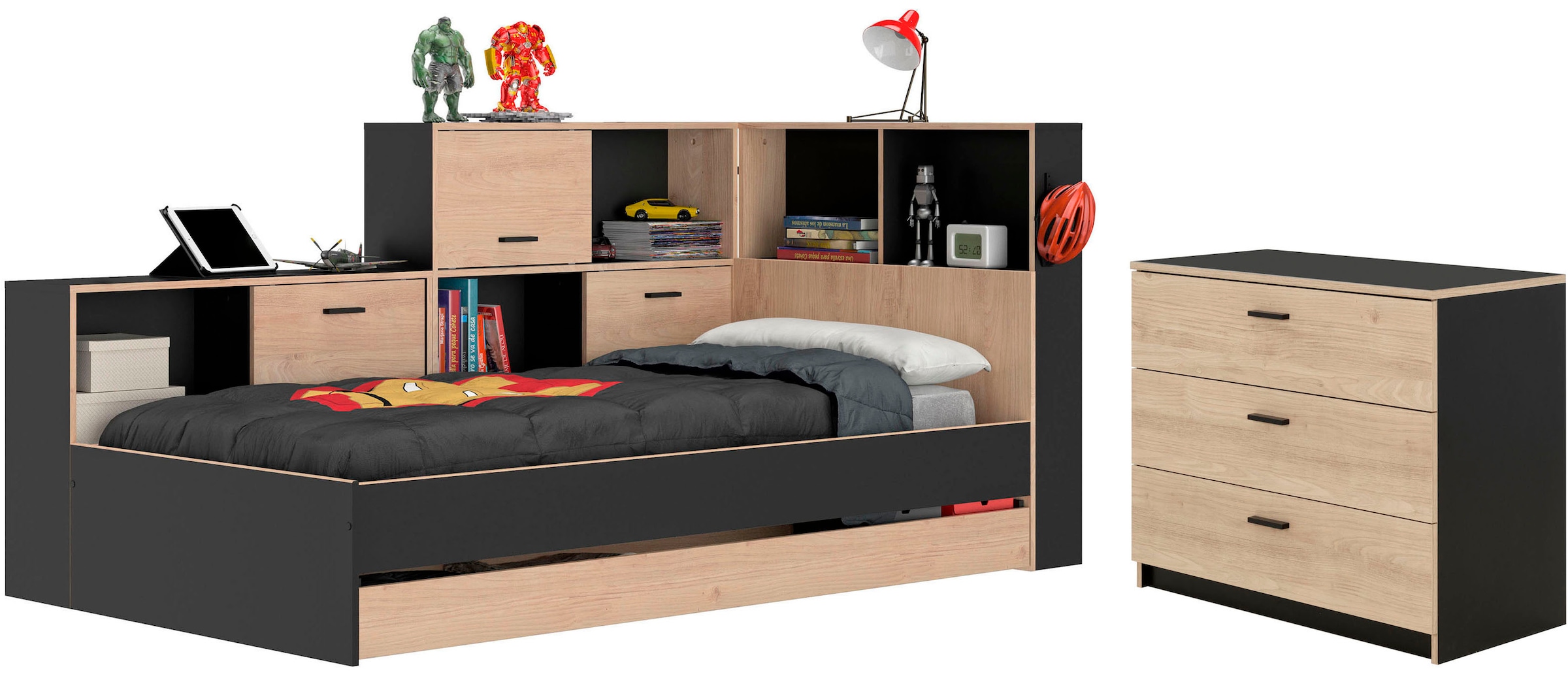 Gami Jugendzimmer-Set »Erwan« 2 Stk. tlg. Ideal für Kinder- und Jugendzimmer