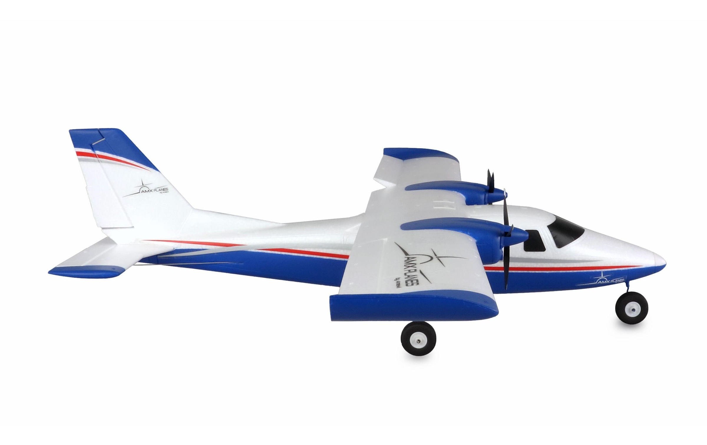 Amewi RC-Flugzeug »P68 Hochdecker 850 mm Blau, PNP«