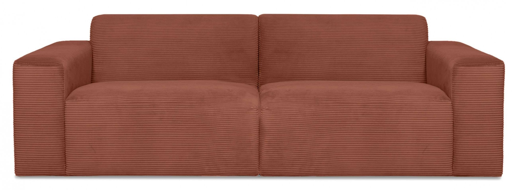 INOSIGN 3-Sitzer »Koa, 228 cm, Modulsofa in Webstoff, Cord«, Designsofa, weicher Lounge-Sitzkomfort, Welleunterfederung, bodentief