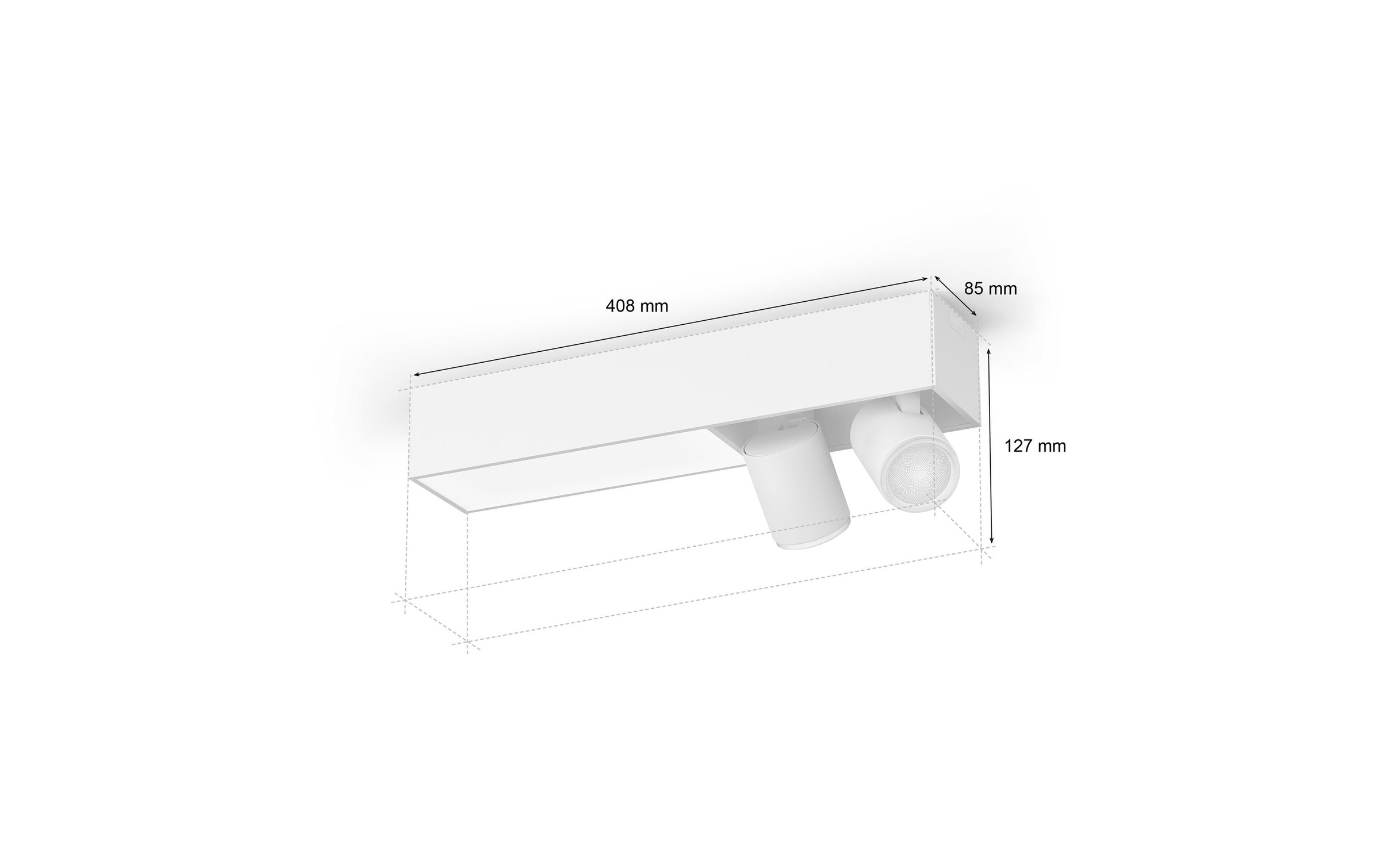 Philips Hue LED Deckenleuchte »Centris 2-Deckenspot«, Leuchtmittel GU10 | LED wechselbar