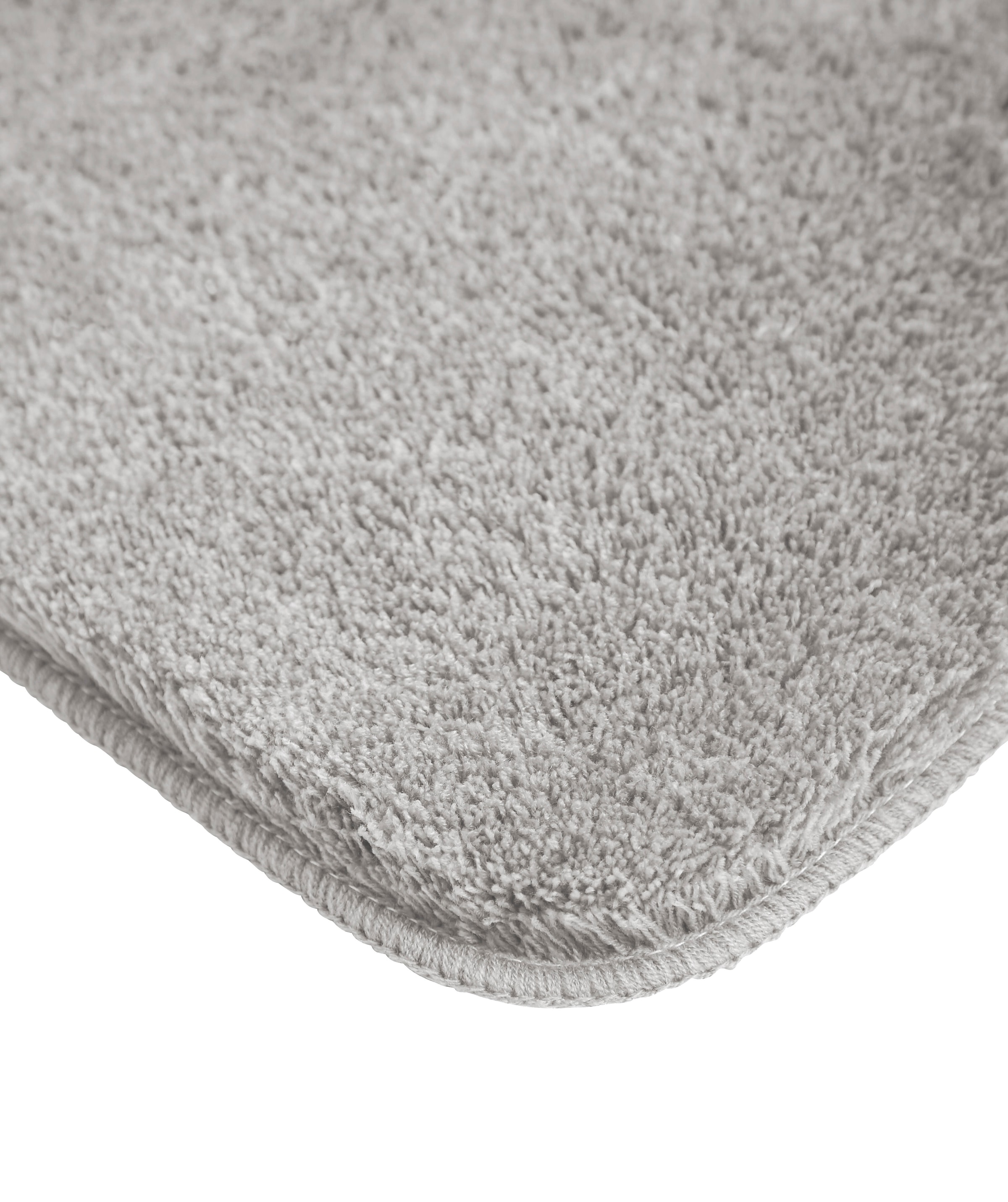 my home Badematte »Merida, Badvorleger, Badezimmer Teppich«, rutschhemmend beschichtet, fussbodenheizungsgeeignet-schnell trocknend-strapazierfähig, Badteppich, Uni Farben, rechteckig, rund & als 2-tlg. Set erhältlich