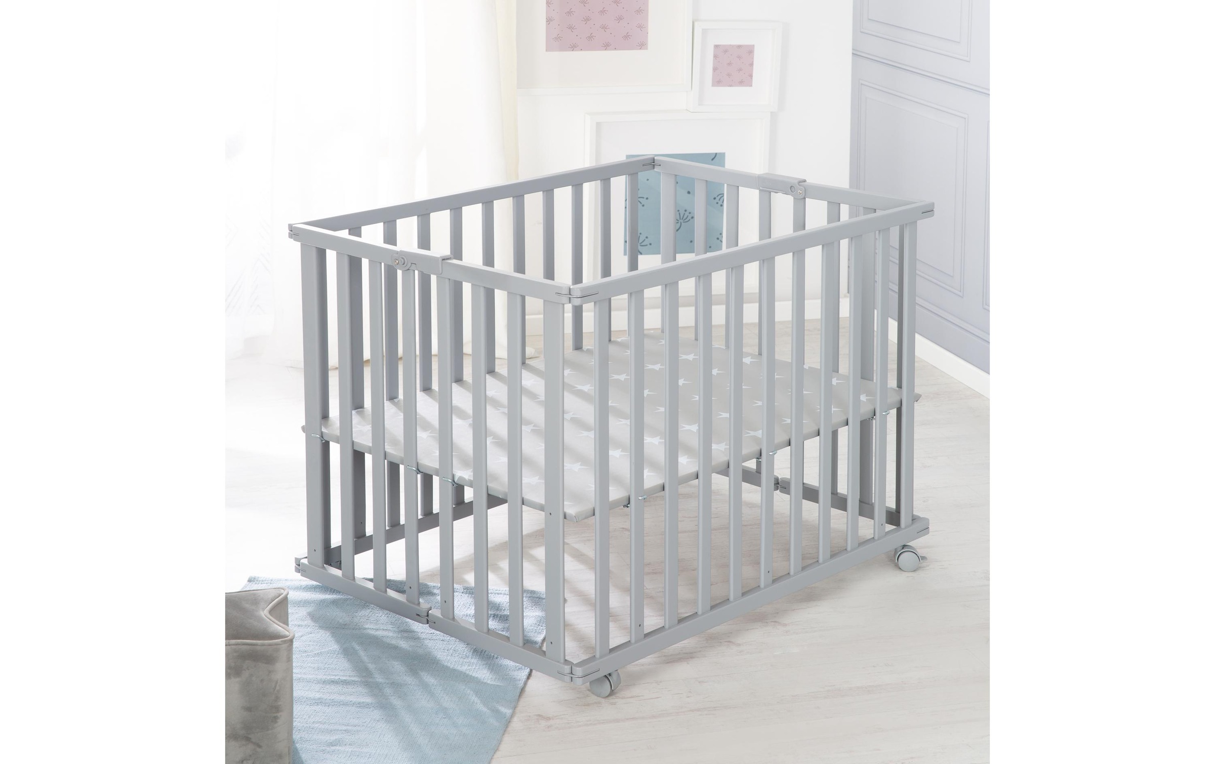 roba® Laufgitter »klappbar Taupe«