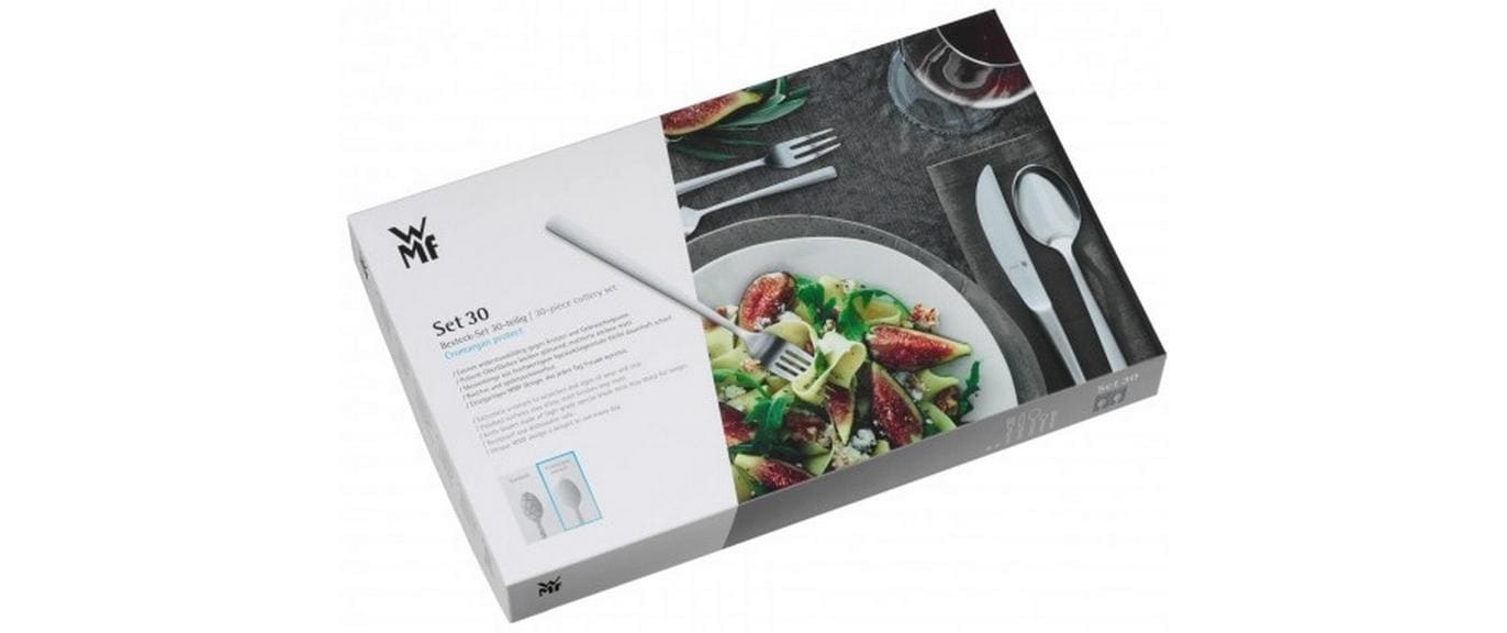 WMF Besteck-Set »Sonic 30-teilig, Silberfarben«, (30 tlg.)