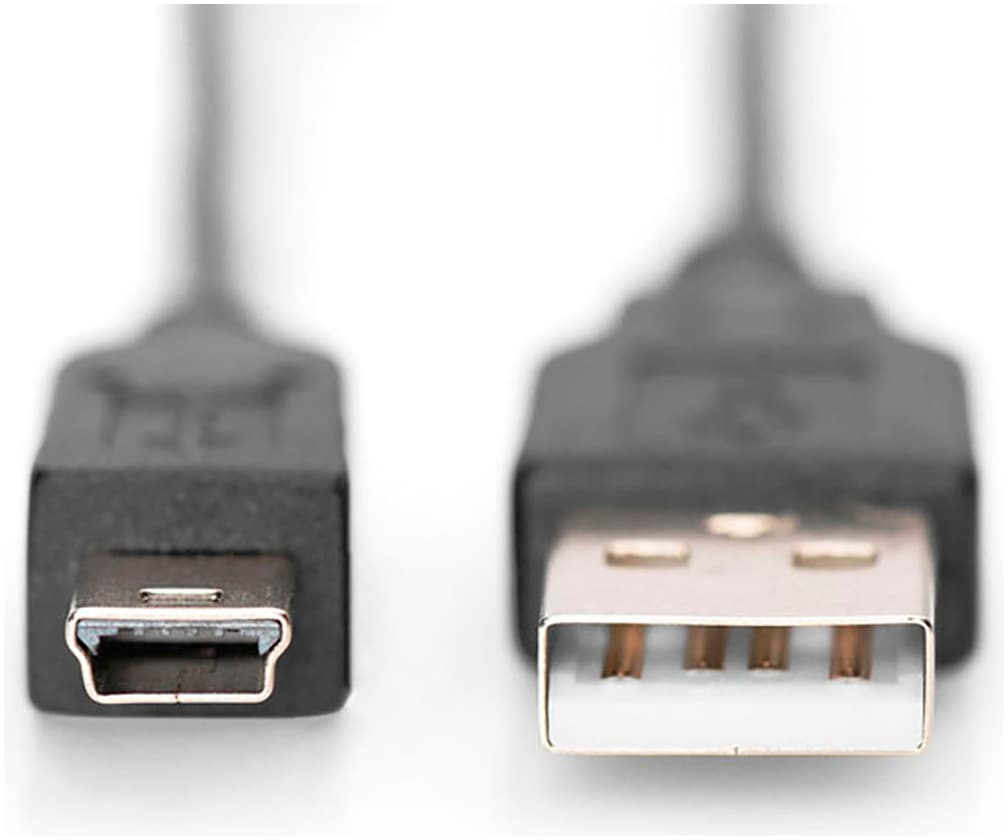 Digitus USB-Kabel »USB 2.0 Anschlusskabel, Typ A - mini B (5pin)«, 300 cm