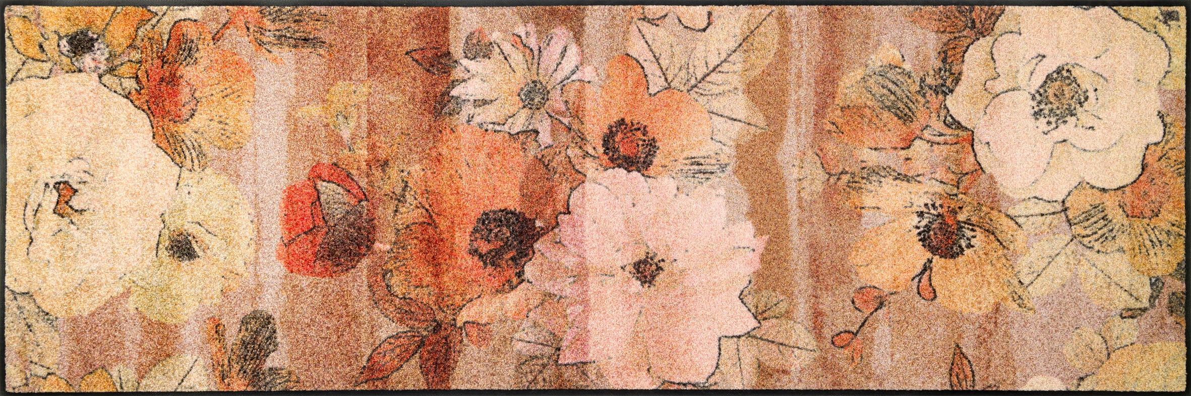 wash+dry by Kleen-Tex Läufer »Retro Roses«, rechteckig