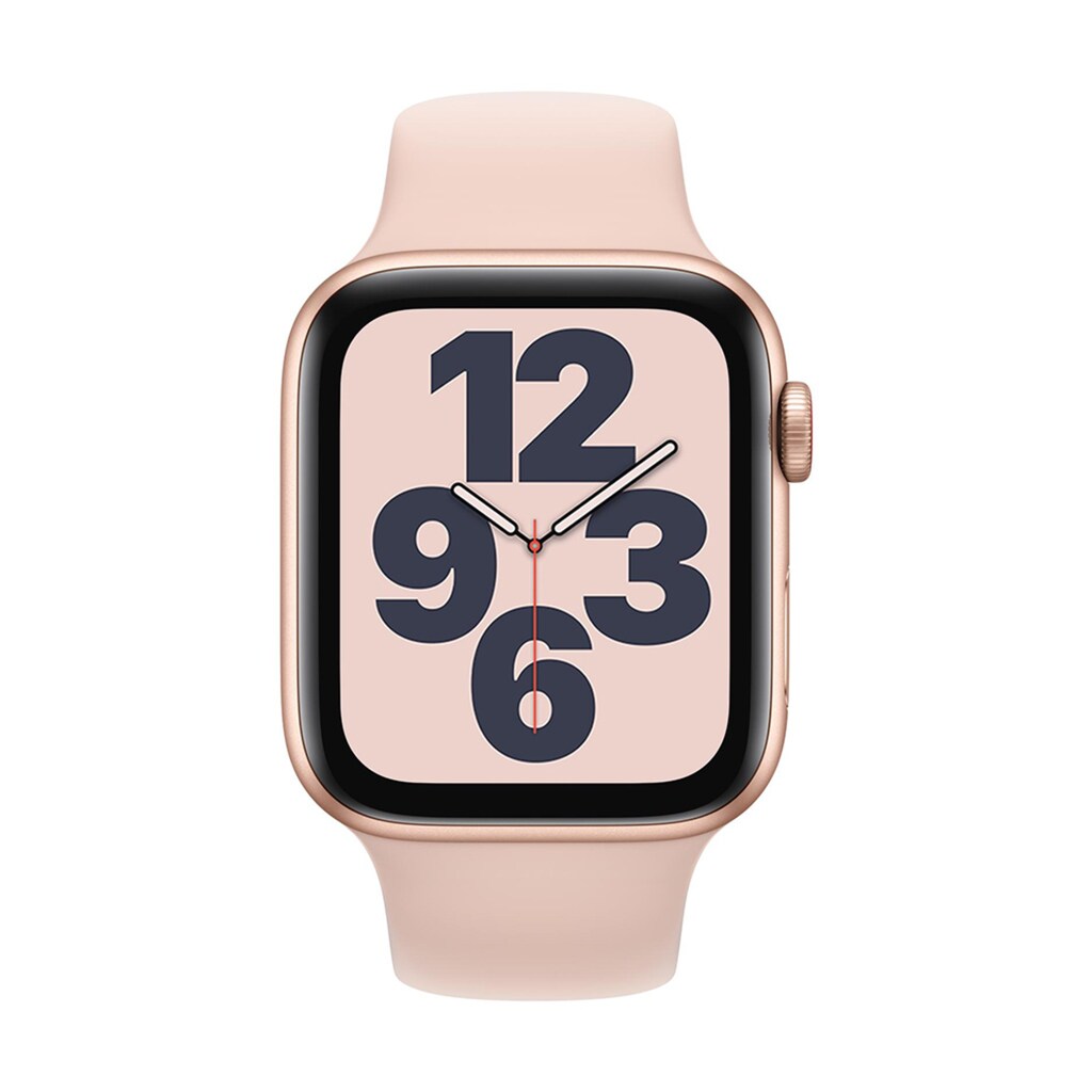Apple Smartwatch »Serie SE, GPS Cellular, 44 mm Aluminium-Gehäuse mit Sportarmband«, (Watch OS)