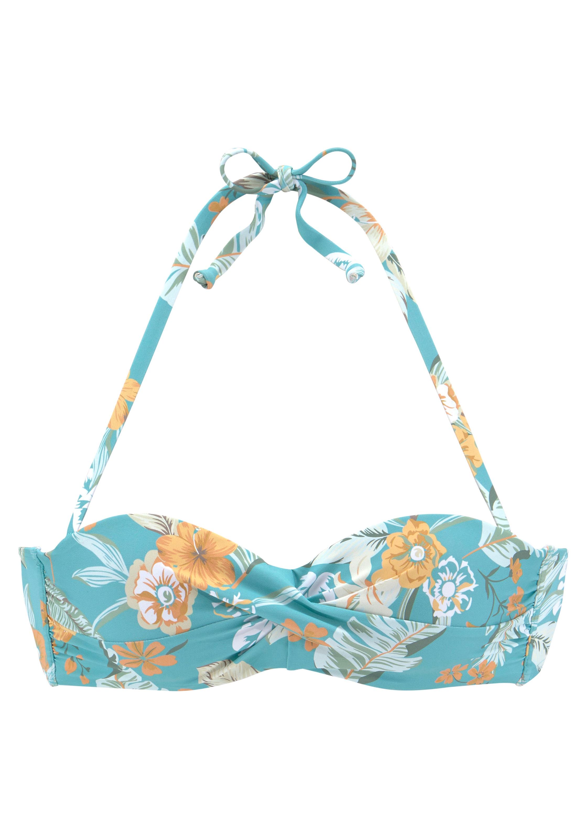 Sunseeker Bügel-Bandeau-Bikini-Top »Suva«, mit floralem Design