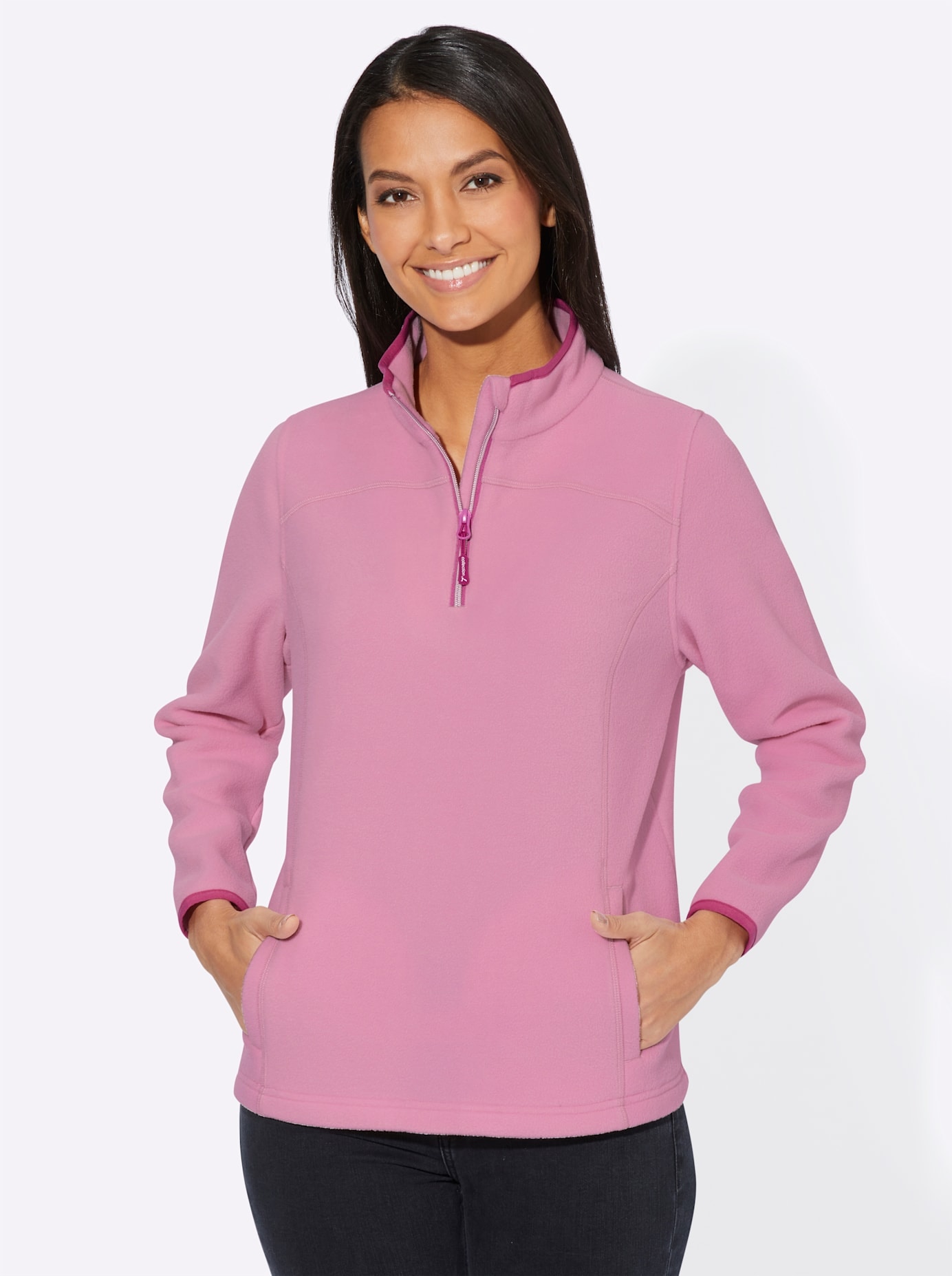 Casual Looks Fleeceshirt »Fleece-Shirt«, (1 tlg.)