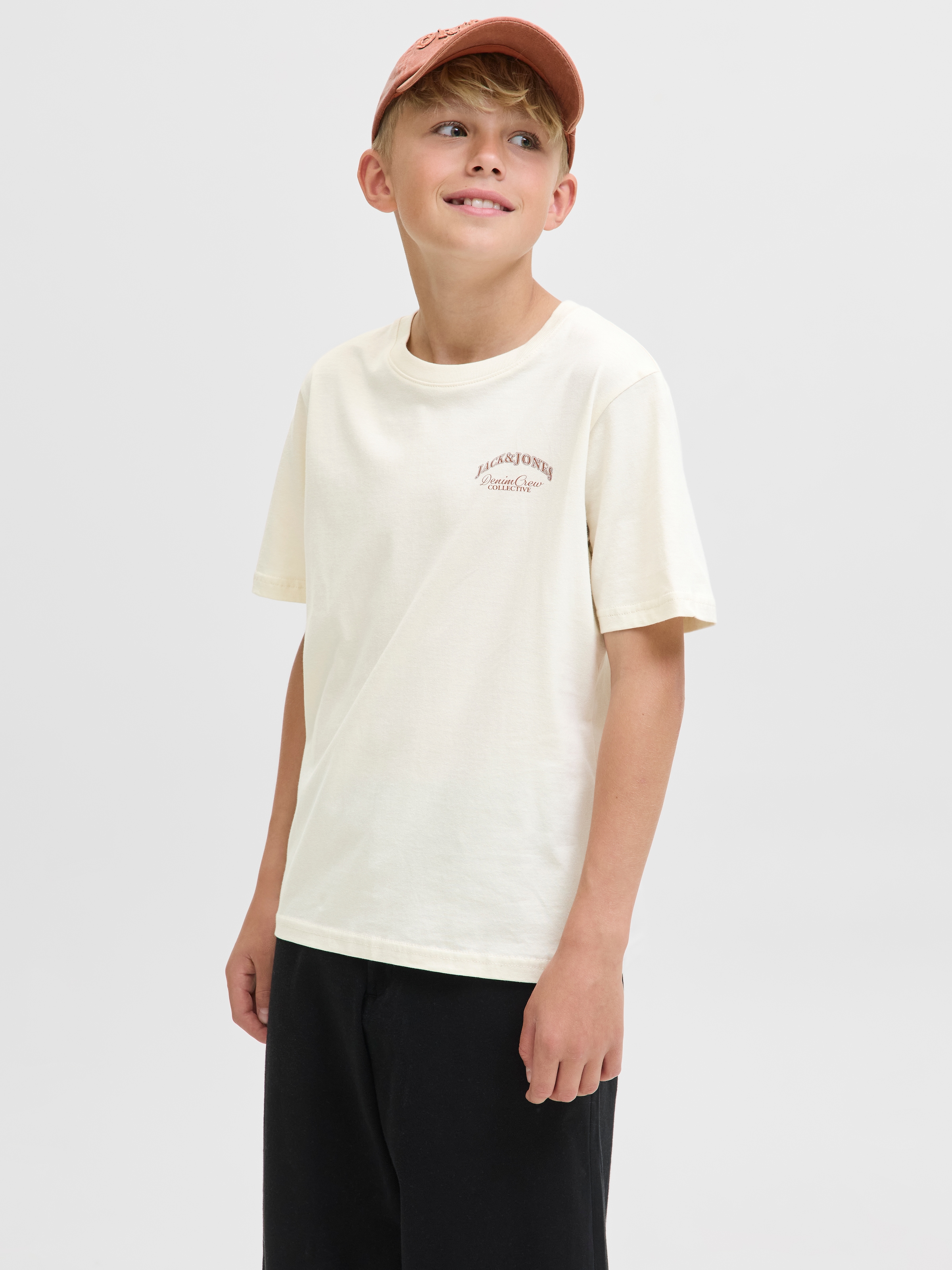 Jack & Jones Junior T-Shirt »JJEBRANDES BACKP RELAXED TEE SS SN JNR«