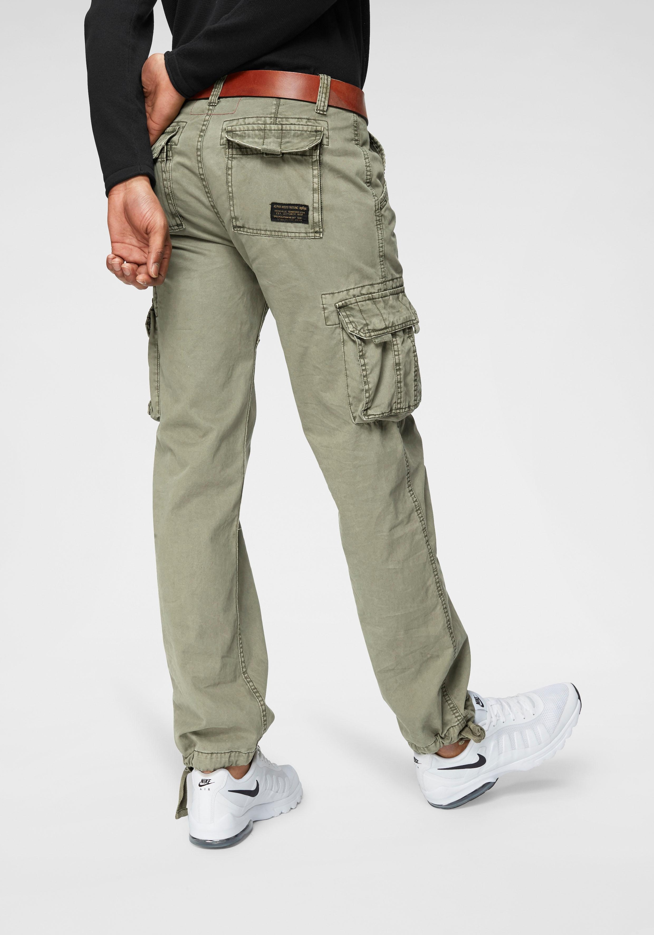 Alpha Industries Cargohose »Jet Pant«, mit seitlichen Cargotaschen und Kordelzug am Beinabschluss