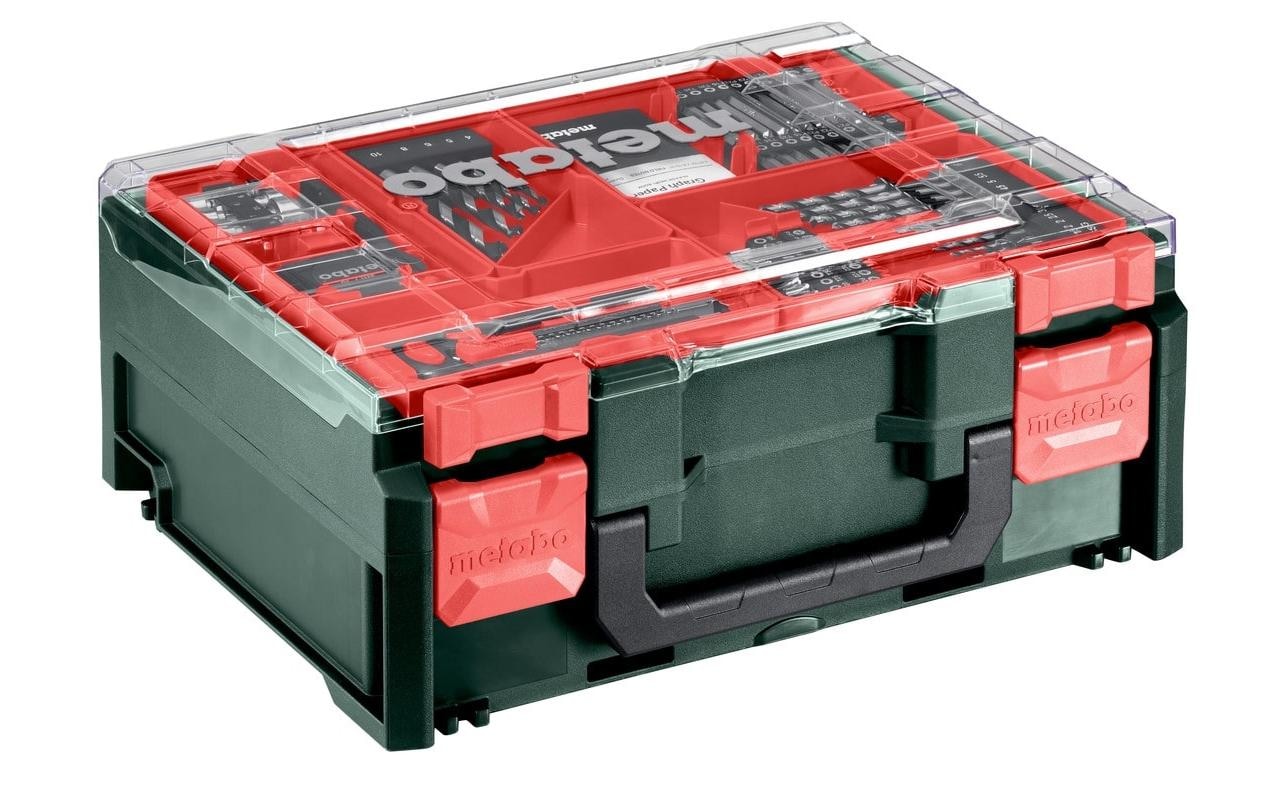 metabo Akku-Bohrschrauber »BS 18 L BL 2 x 2.0 Ah«, (74 tlg.)