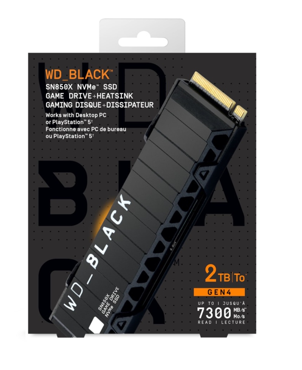 WD_Black interne Gaming-SSD »SN850X NVMe with Heatsink«, Anschluss M.2 PCIe 4.0, PCI Express 4.0