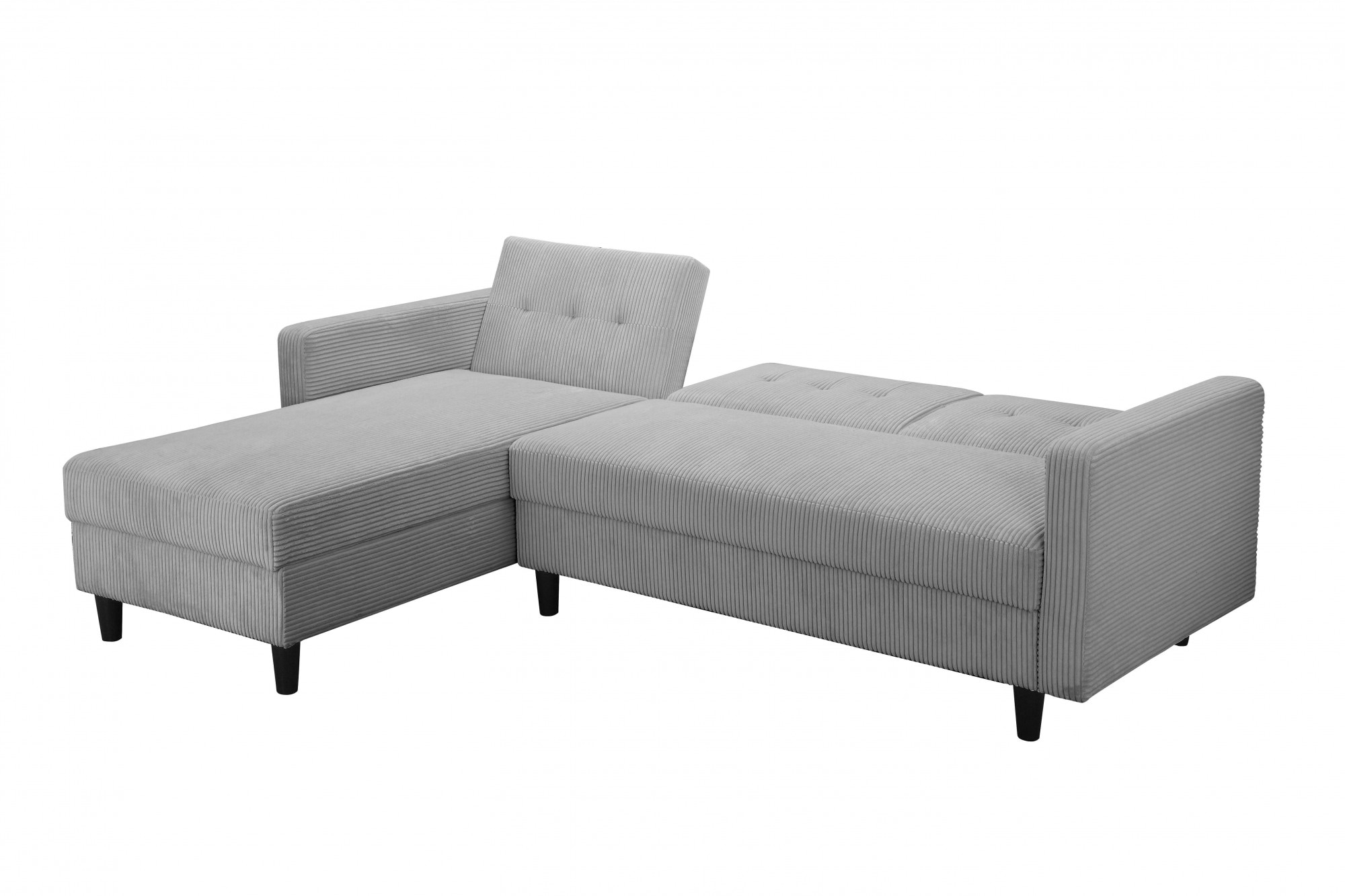 Dorel Home Ecksofa »Hartford II«, mit Bettfunktion und Stauraum, Recamiere beidseitig montierbar