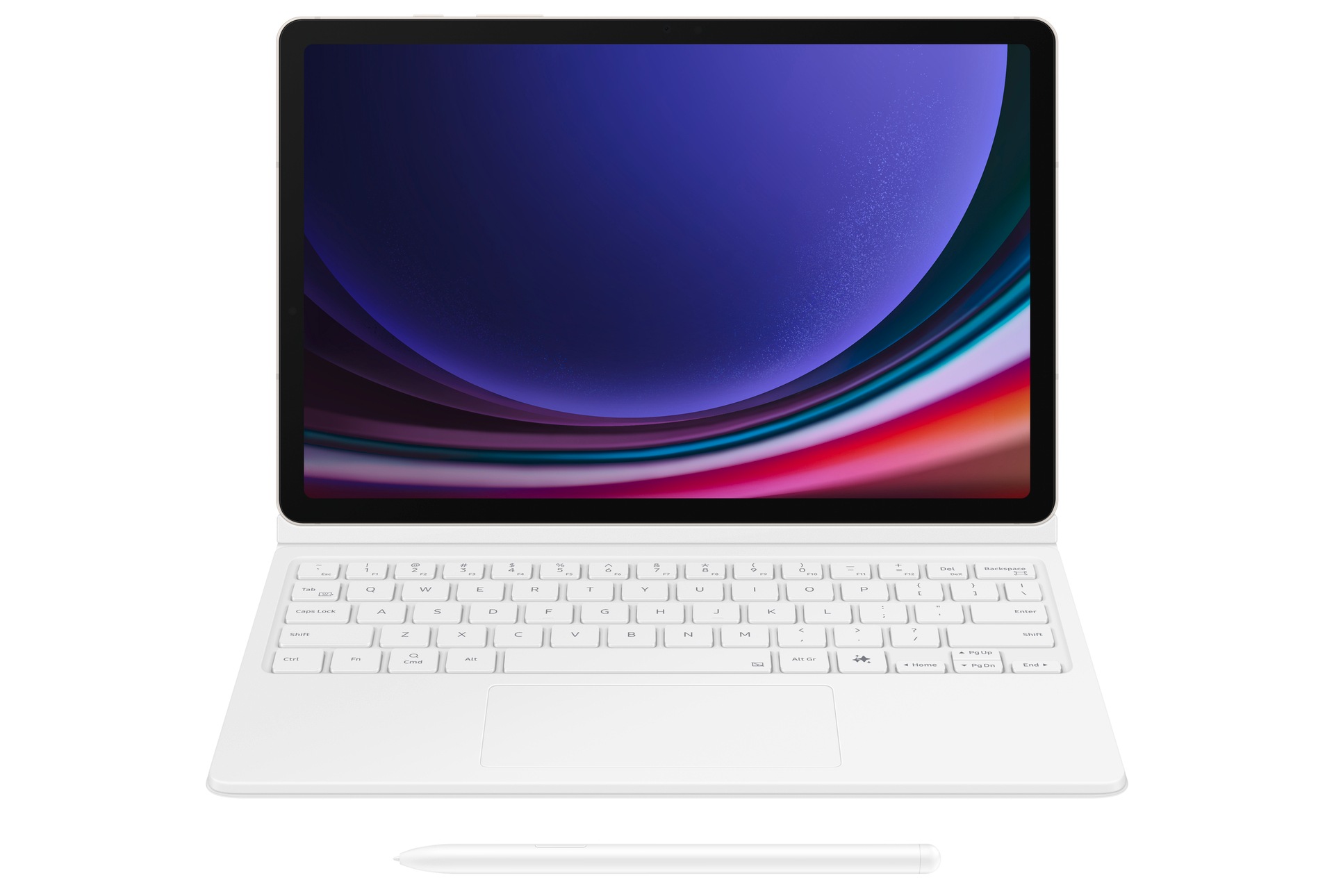 Samsung Tablet-Hülle »Book Cover Keyboard für Galaxy Tab S9 | S9 FE | S10 FE«, Tastatur Cover, Schutzhülle, Tablethülle, Case, Schutzcase, stossfest