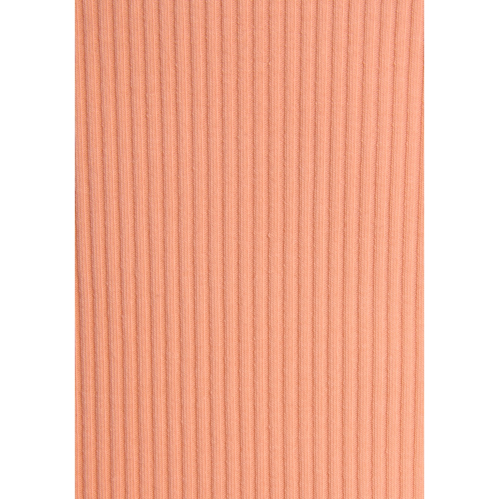 LASCANA Ripptanktop, mit breiten Trägern, figurbetonte Passform