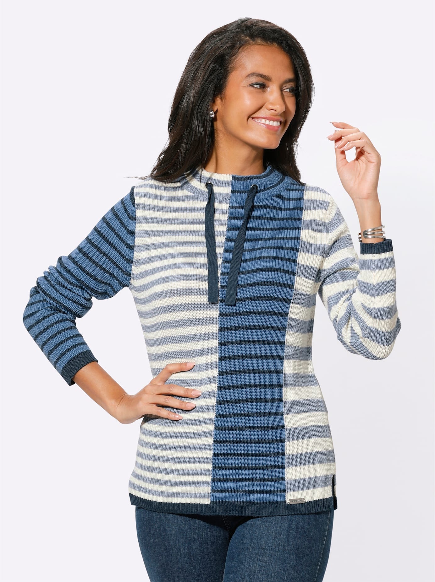 Casual Looks Stehkragenpullover »Pullover«