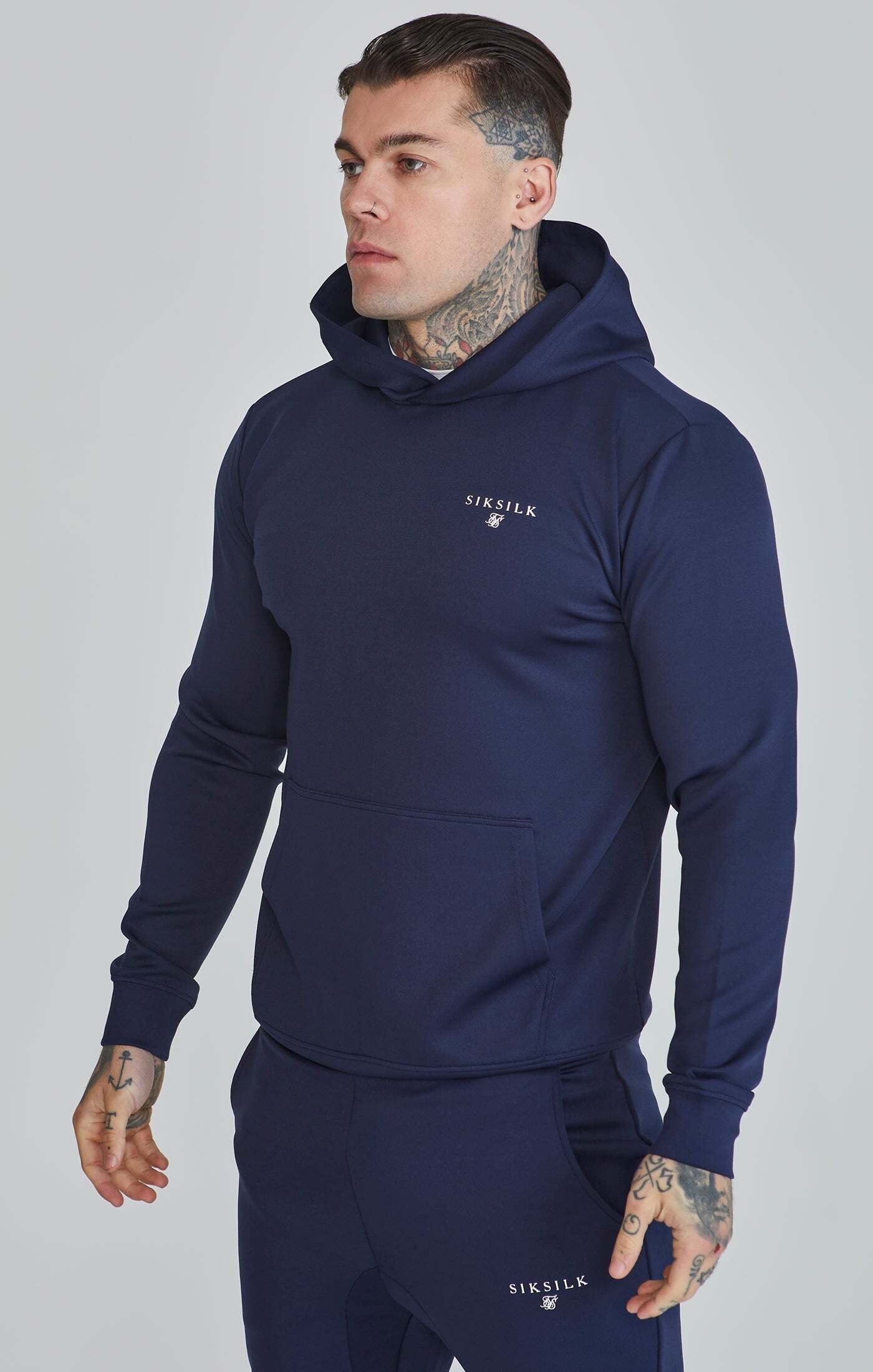 Siksilk Kapuzenpullover »Siksilk Sweatjacken Essentials Poly Hoodie«