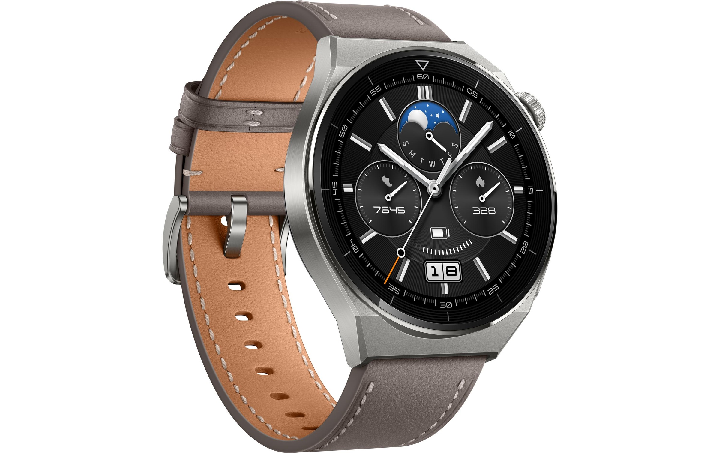 Huawei Smartwatch »GT3 Pro 46 mm Leather«, (3,61 cm / 1,43 Zoll), Harmony OS,)