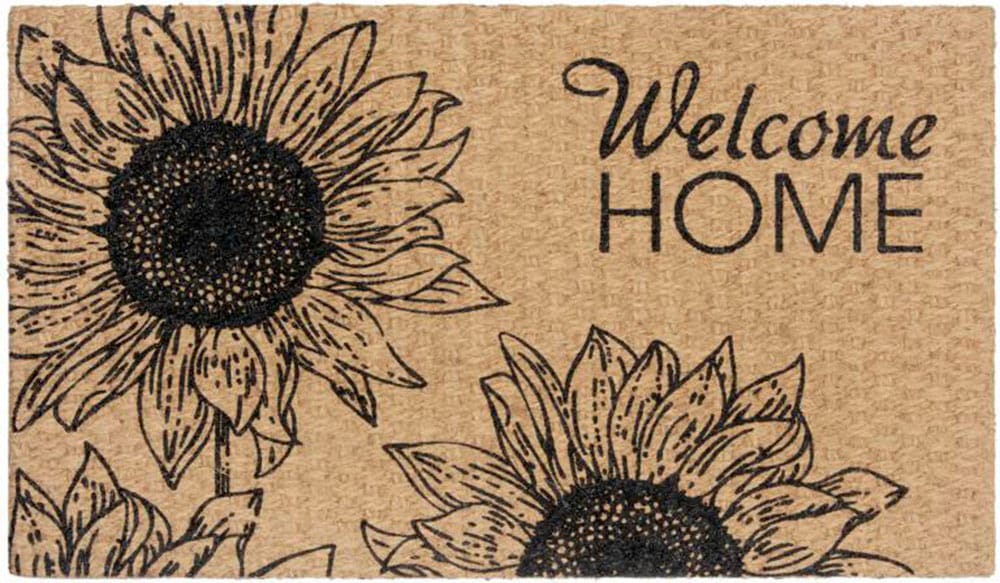 ❤ HANSE Home Fussmatte »Kokos Braided Flower Welcome Home«, rechteckig,  Kokos, Schmutzfangmatte, Outdoor, Rutschfest, Innen, Kokosmatte, Flur  kaufen im Jelmoli-Online Shop