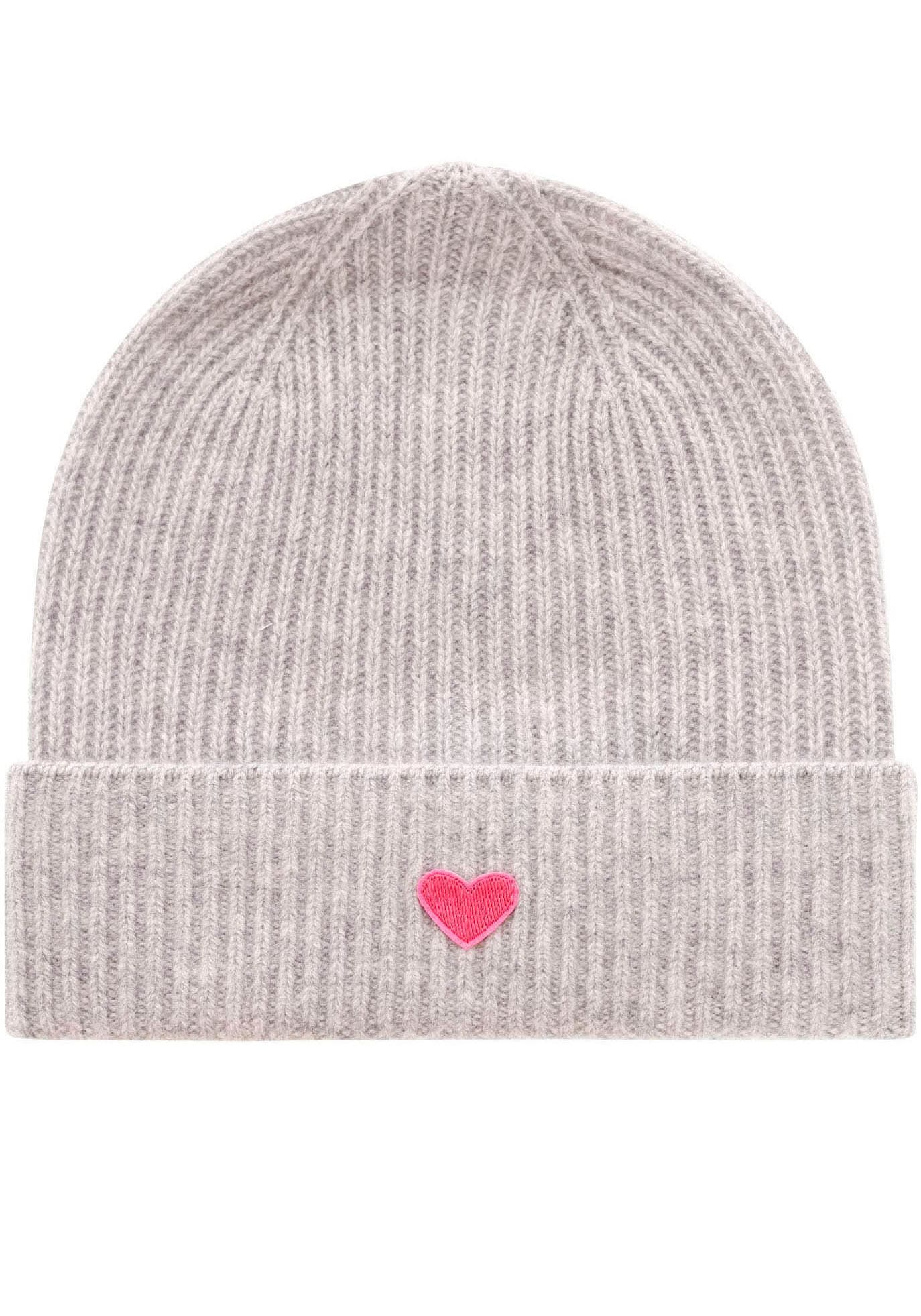 Zwillingsherz Beanie, (Packung), mit herzförmigem Detail