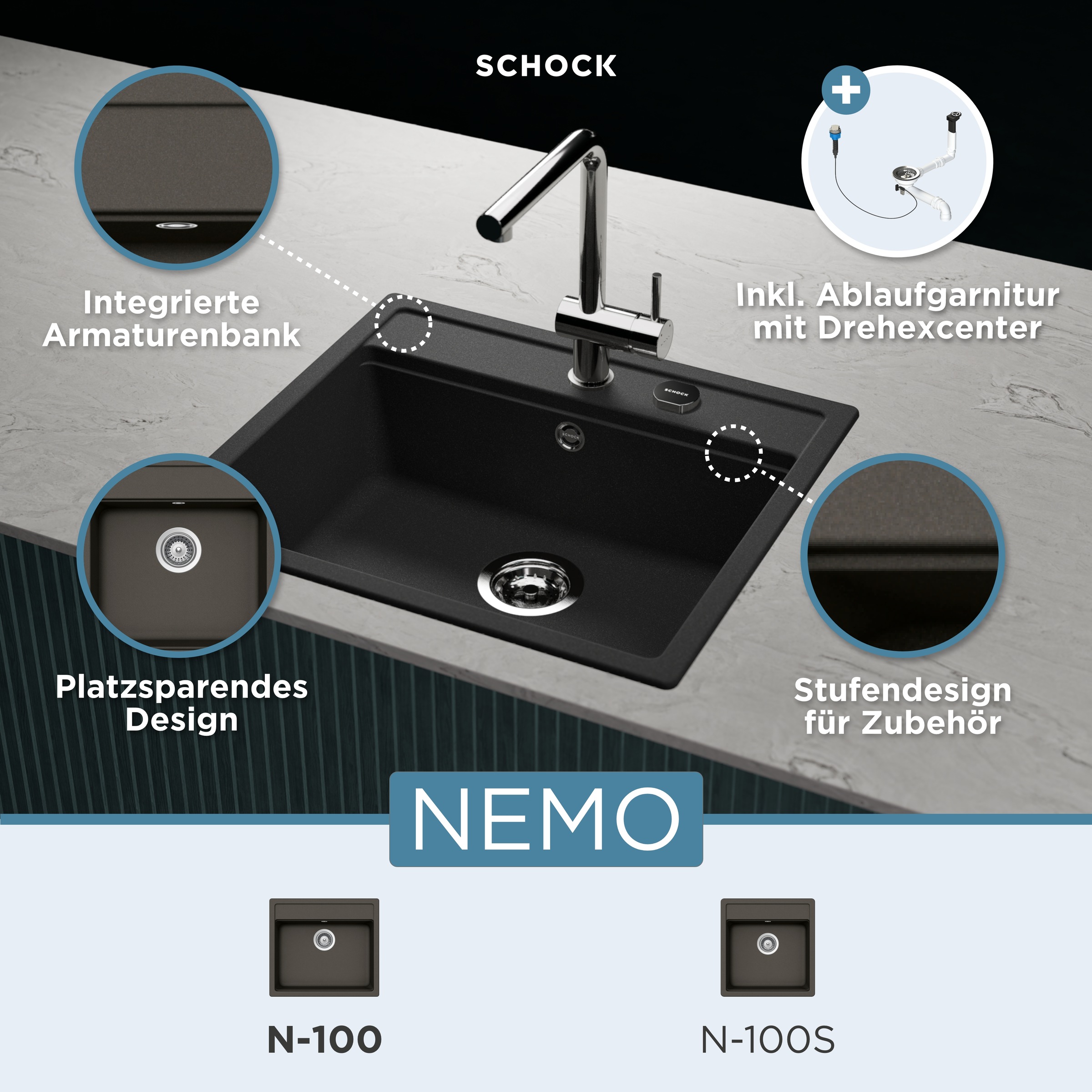 Schock Granitspüle "Oslo"