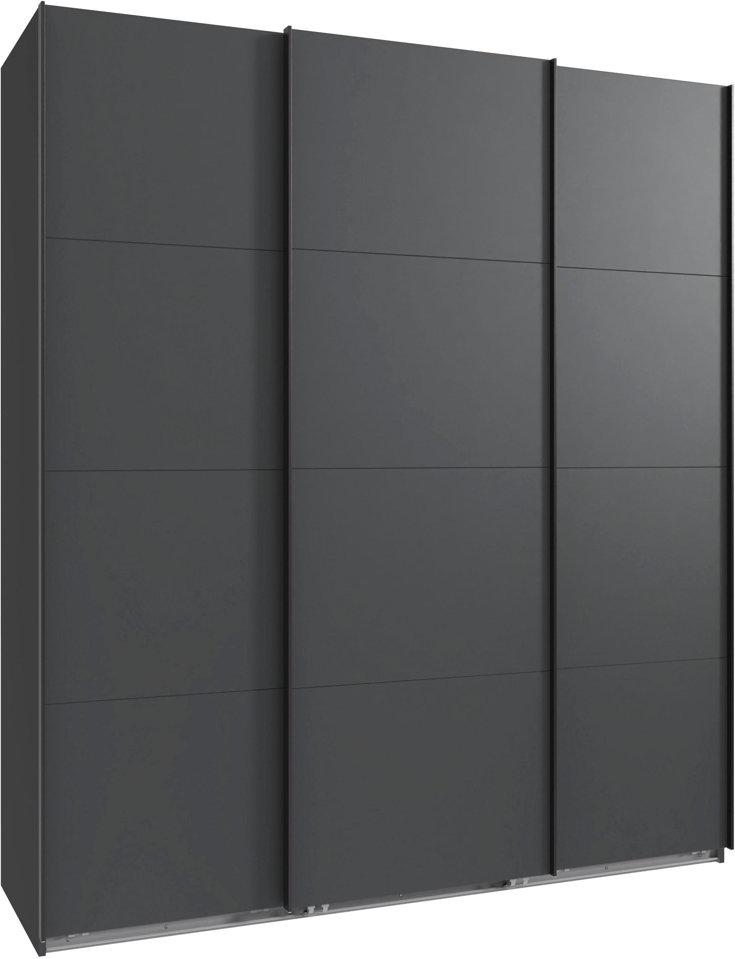 Wimex Kleiderschrank »Mugano, Made in Germany, Lieferung bis in Deine Etage und Stellort« wähle Deine Ausstattung: Basic oder Premium!, 3 Schwebetüren, grosse Grössen, mit oder ohne Spiegel, Metallgriffe