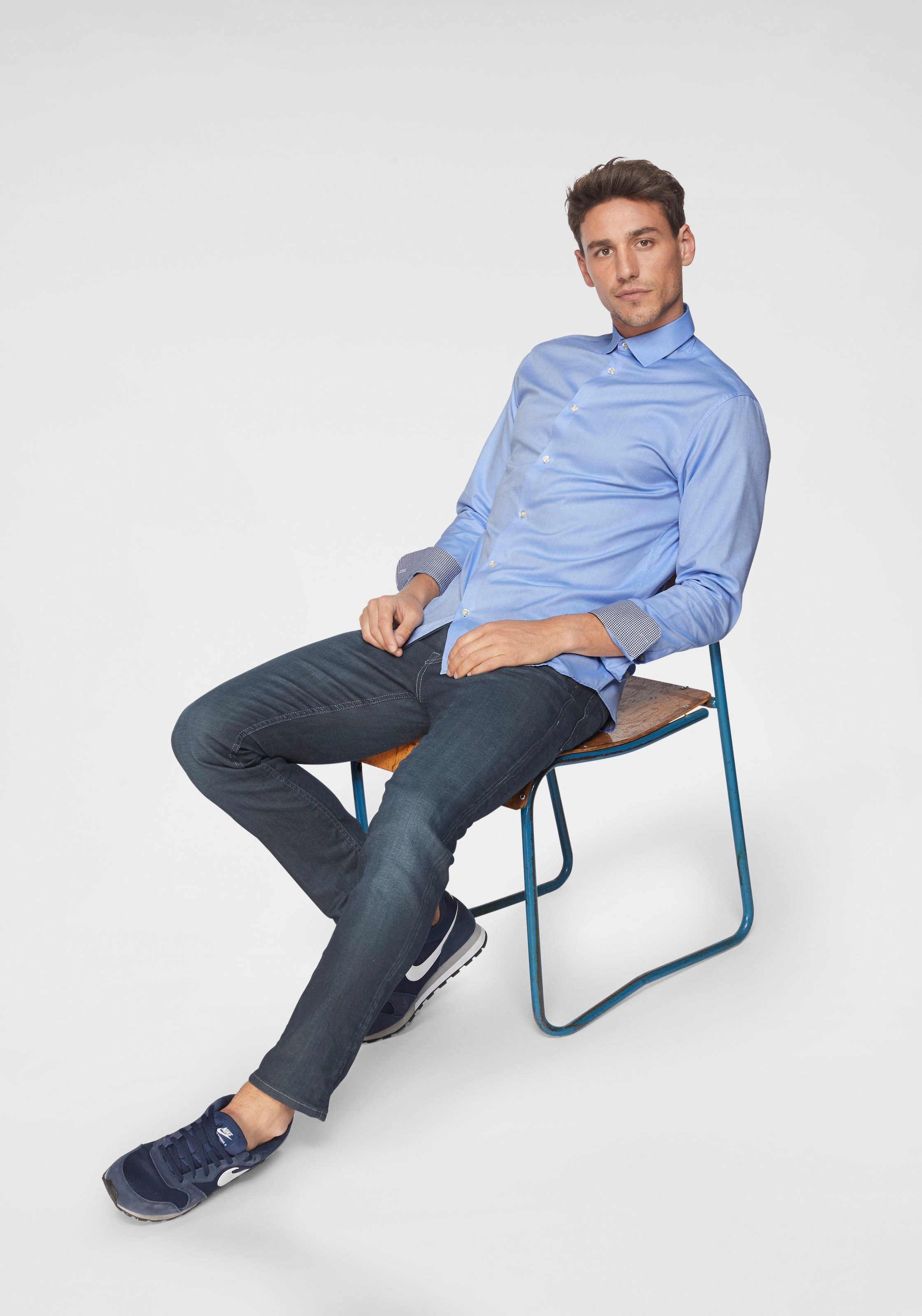 SELECTED HOMME Langarmhemd »SLHSLIMNEW-MARK SHIRT LS NOOS«