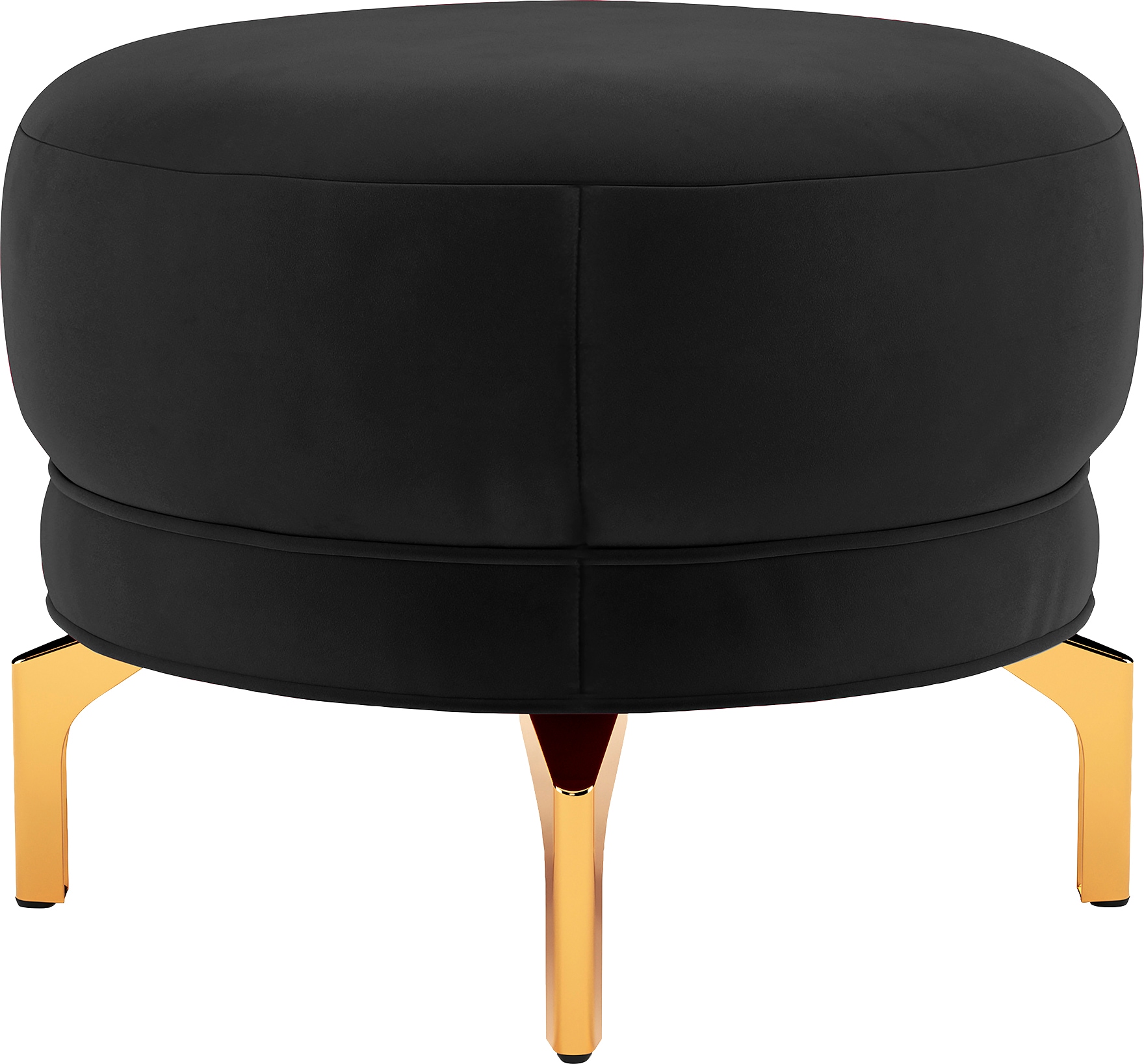 sit&more Polsterhocker »Orient 3«, goldfarbene Metallfüsse