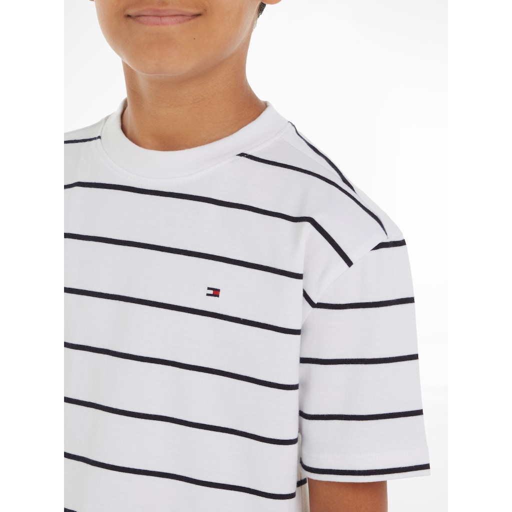 Tommy Hilfiger T-Shirt »STRIPE TEE S/S«, Baby bis 2 Jahre